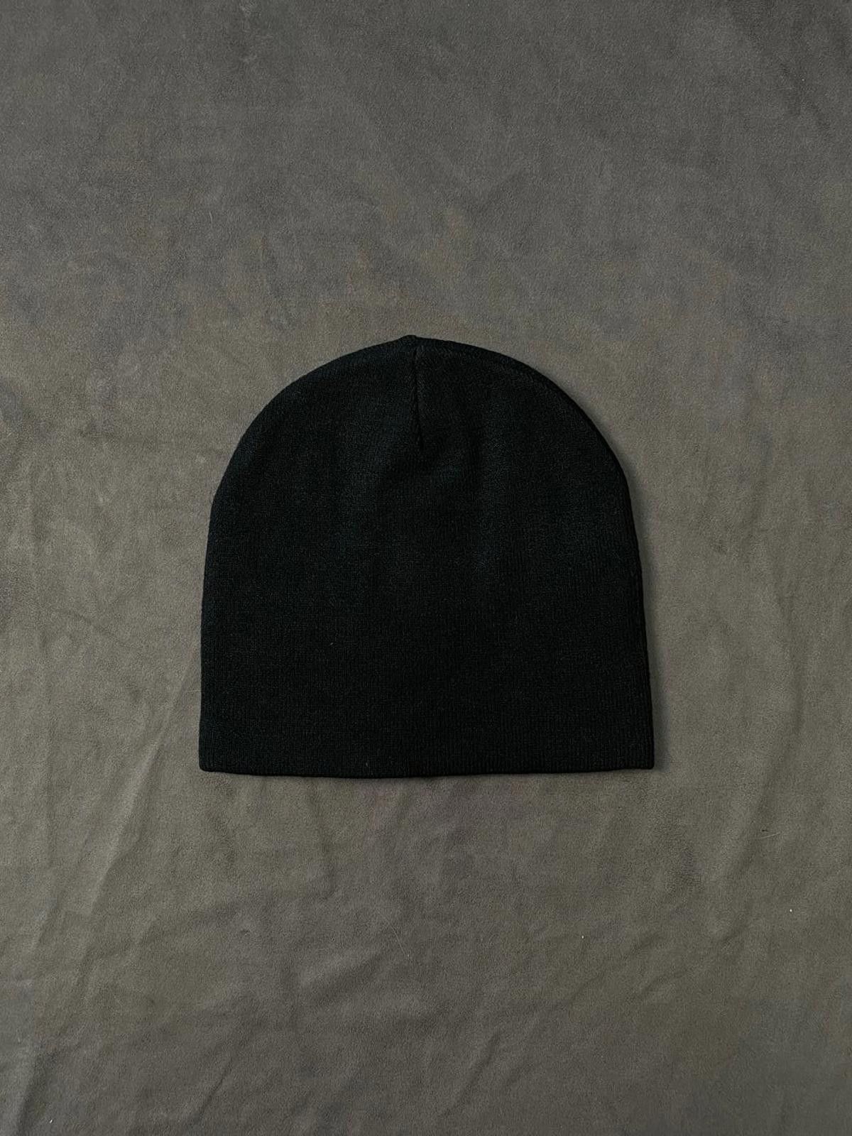 Japanese Brand deMISERABLE Ballpoint Graphic No Cuff Knit Beanie Hat Black Size ONE SIZE - 5 Thumbnail