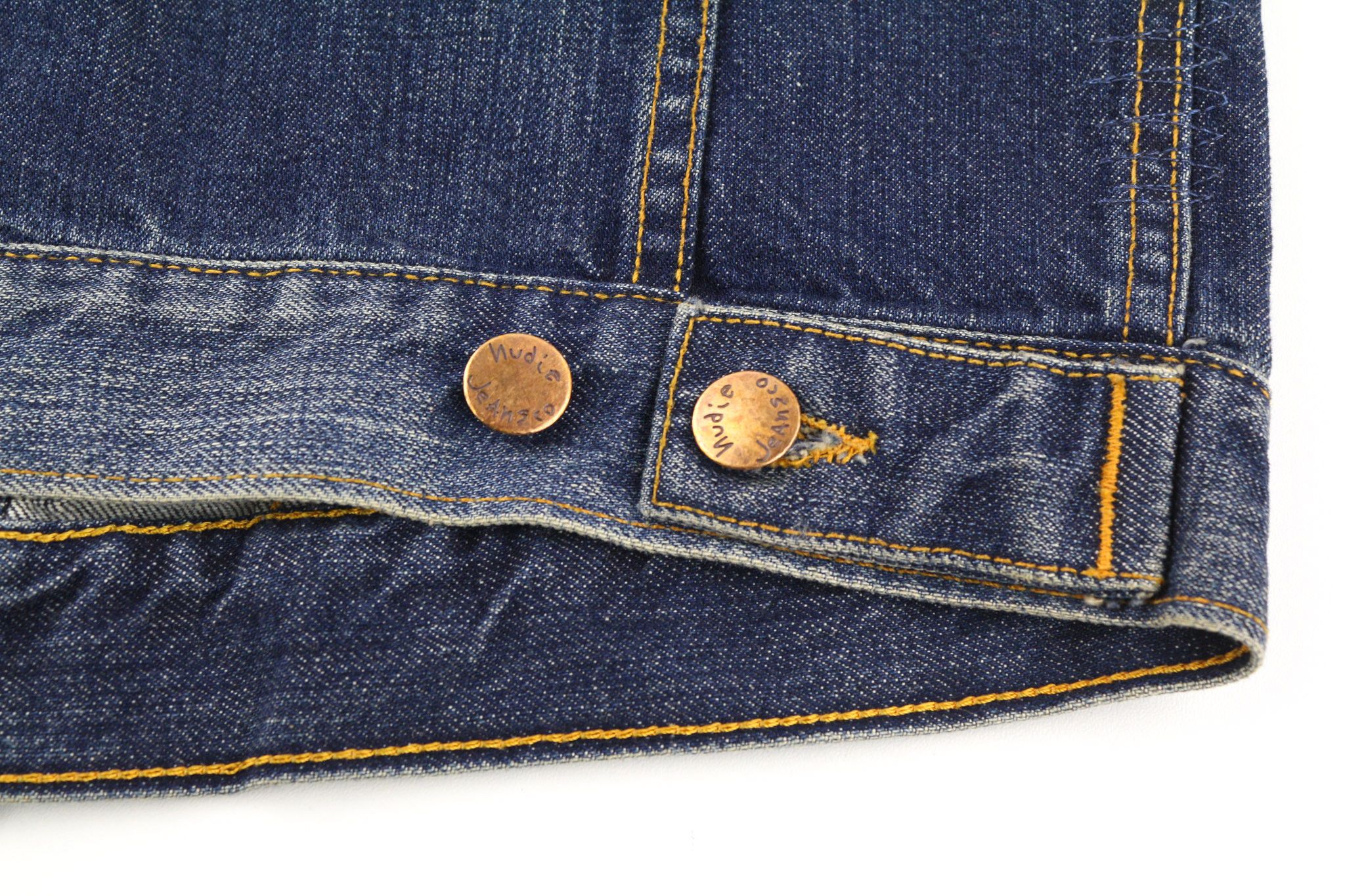 Nudie Jeans TERRY ORG. CONTRAST S Organic Cotton Denim Jacket 80379 Size US S / EU 44-46 / 1 - 6 Thumbnail