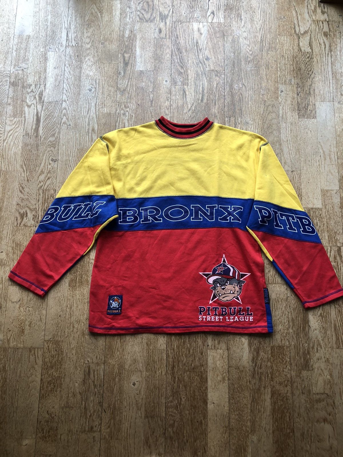 Vintage RARE PITBULL BRONX VINTAGE CREWNECK SWEATSHIRT Size US L / EU 52-54 / 3 - 2 Thumbnail