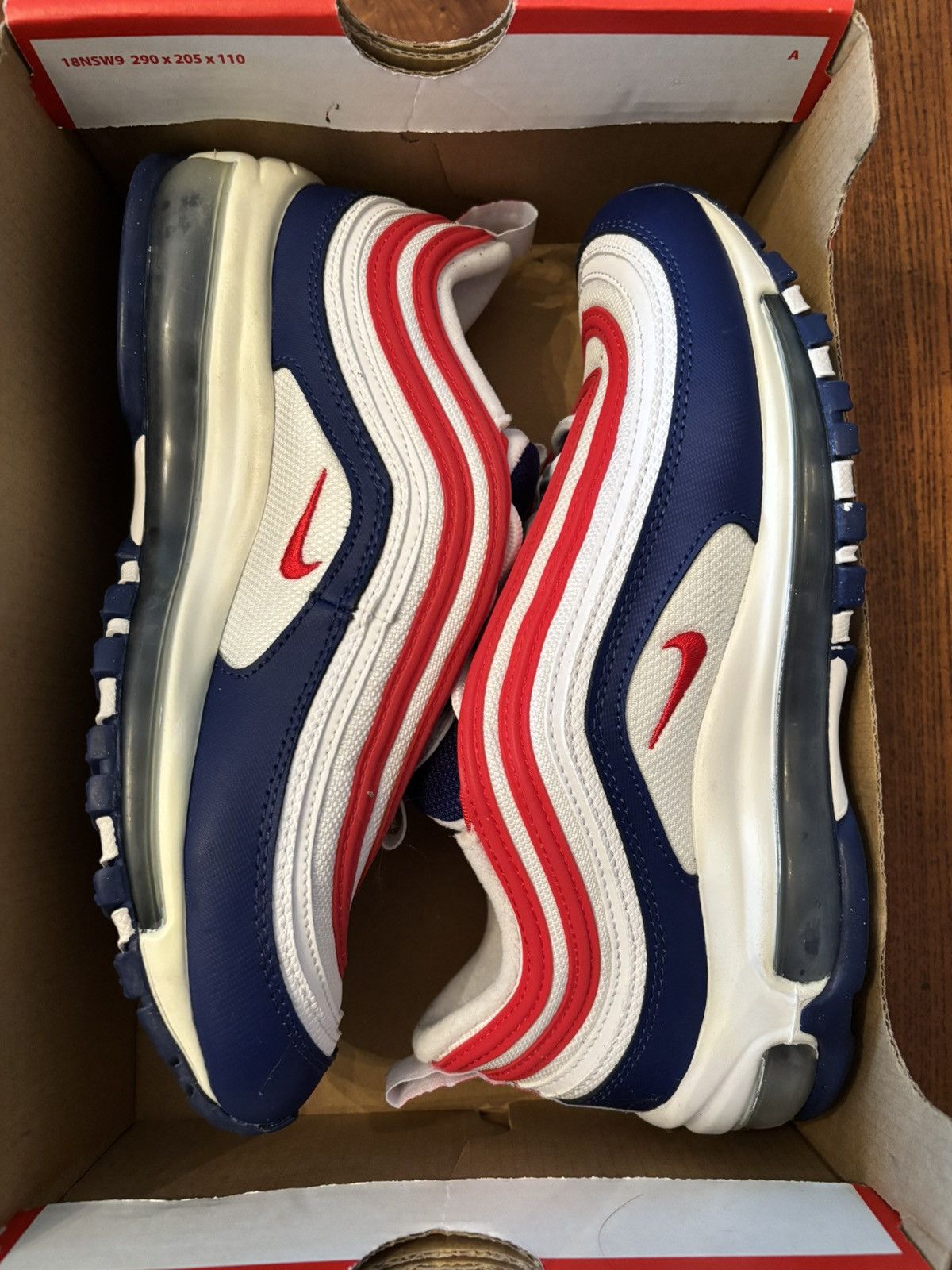 Nike Nike Air Max 97 GS 'USA' Size US 7 / EU 40 - 8 Thumbnail