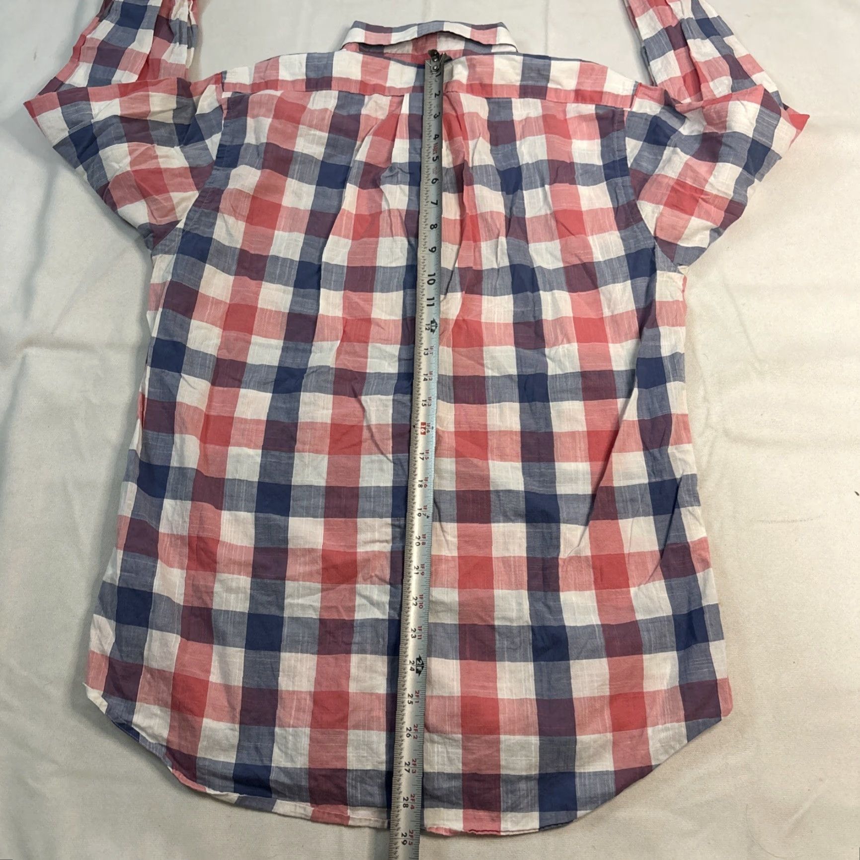 Vineyard Vines Vineyard Vines Slim Fit Whale Shirt Men Plaid Button-Down Long Sleeve Size M Size US M / EU 48-50 / 2 - 5 Thumbnail