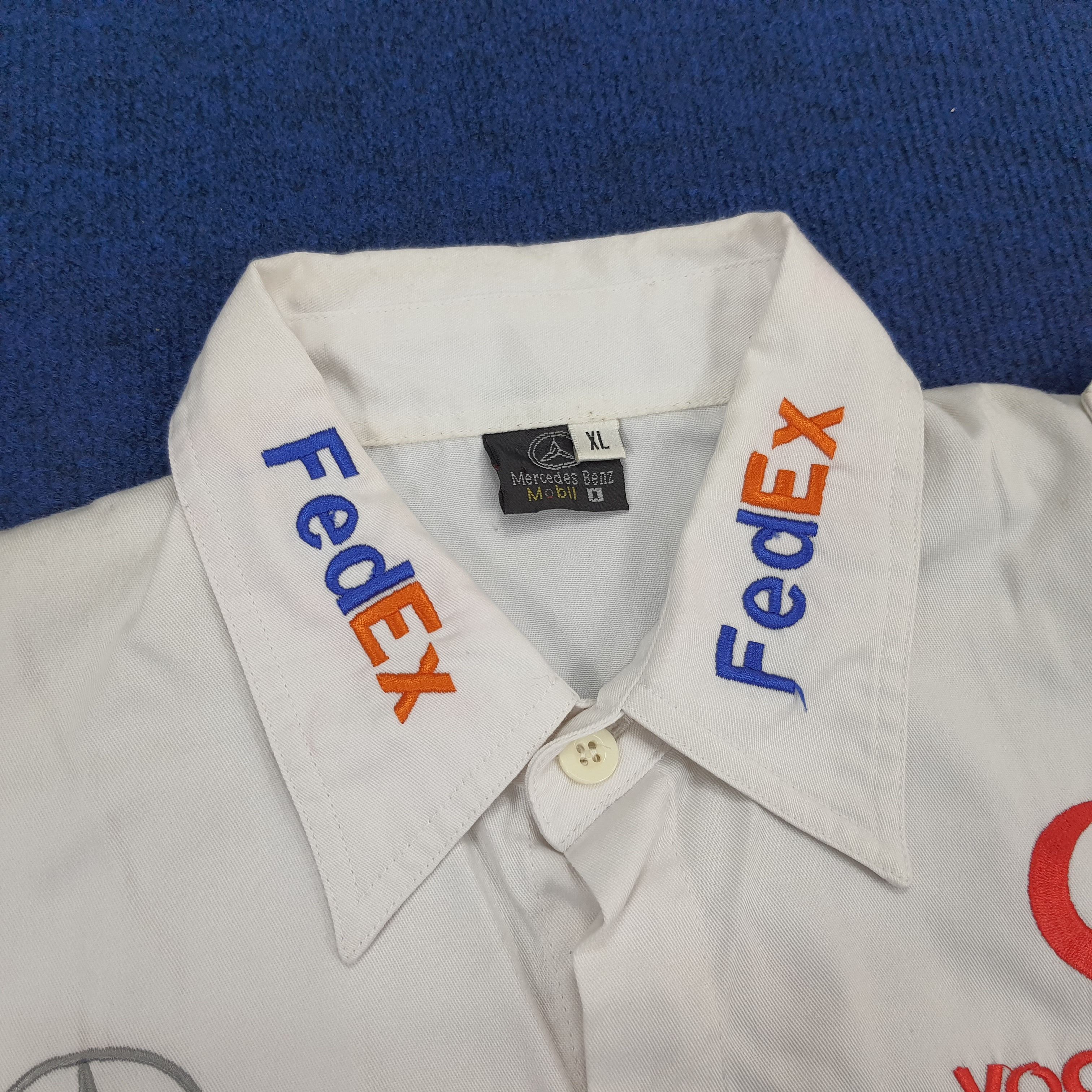 Mercedes-Benz × Vintage Vintage Mercedes Benz Vodafone Motorsports Work Shirt Size US L / EU 52-54 / 3 - 5 Thumbnail