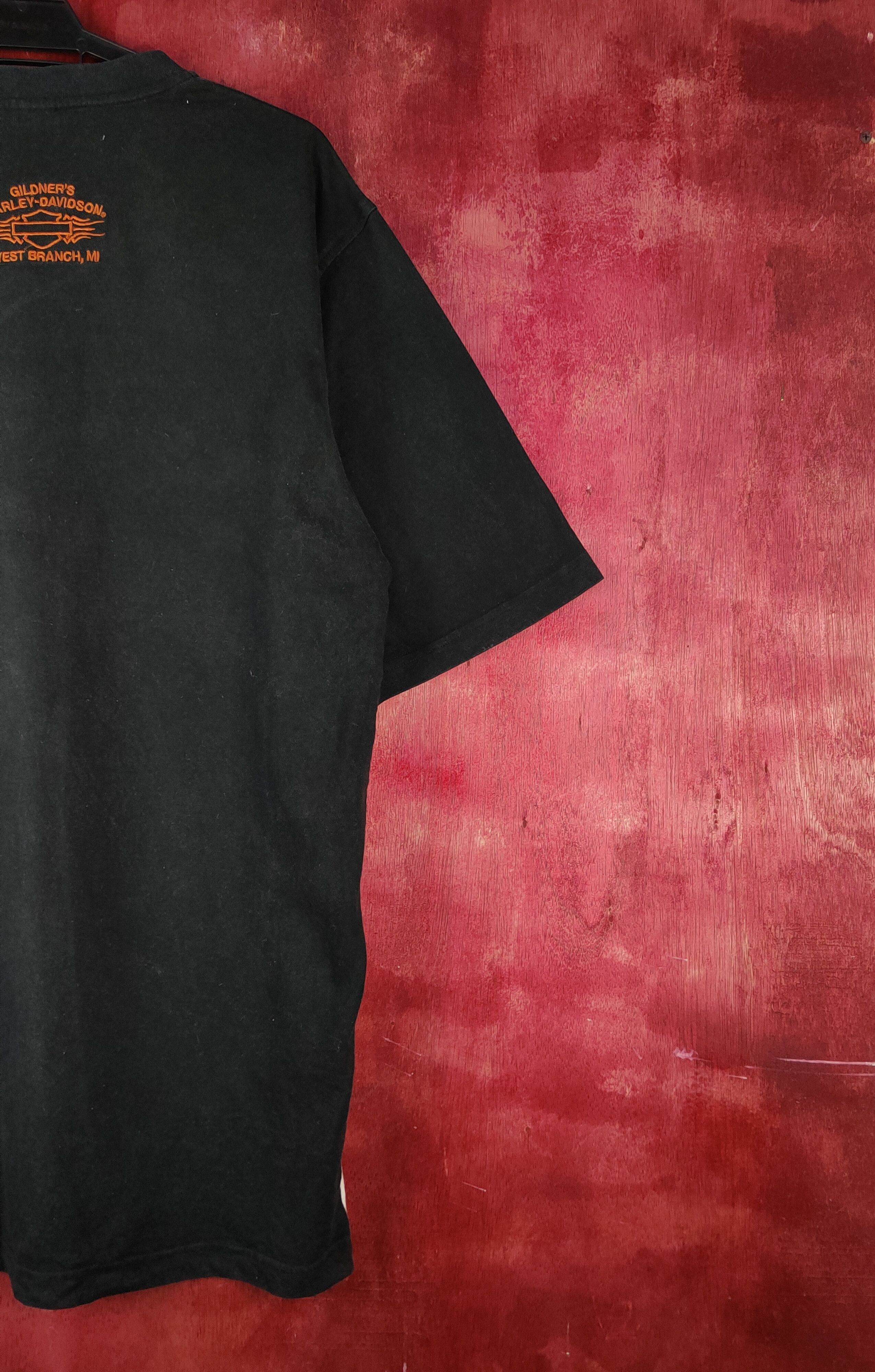 Harley Davidson Harley Davidson Black Short Sleeve T-Shirts #S2047 Size US L / EU 52-54 / 3 - 12 Thumbnail