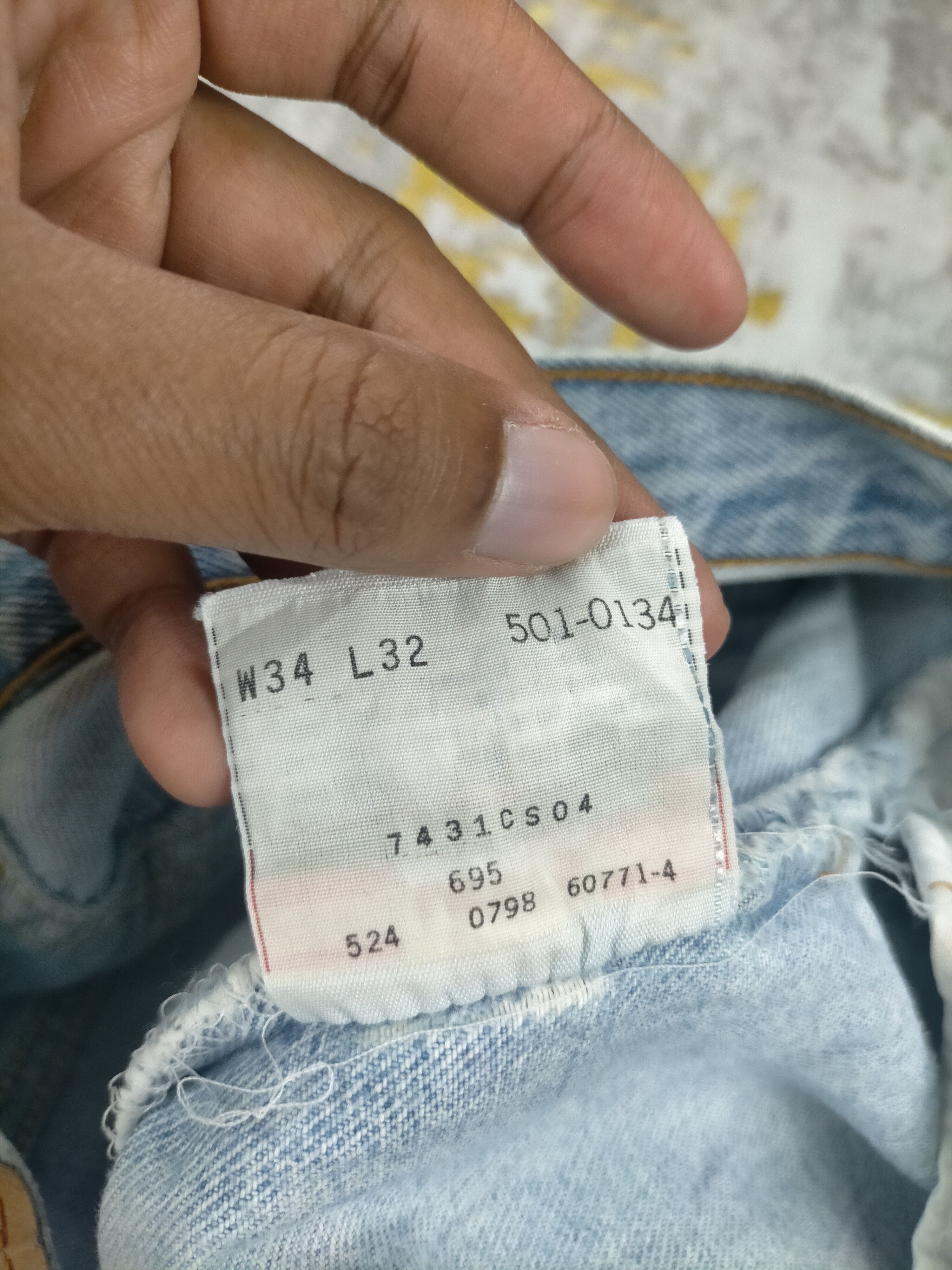 Levi's 🔥90s Levis 501 Button 524 Light Wash Distressed Jeans Size US 34 / EU 50 - 9 Thumbnail