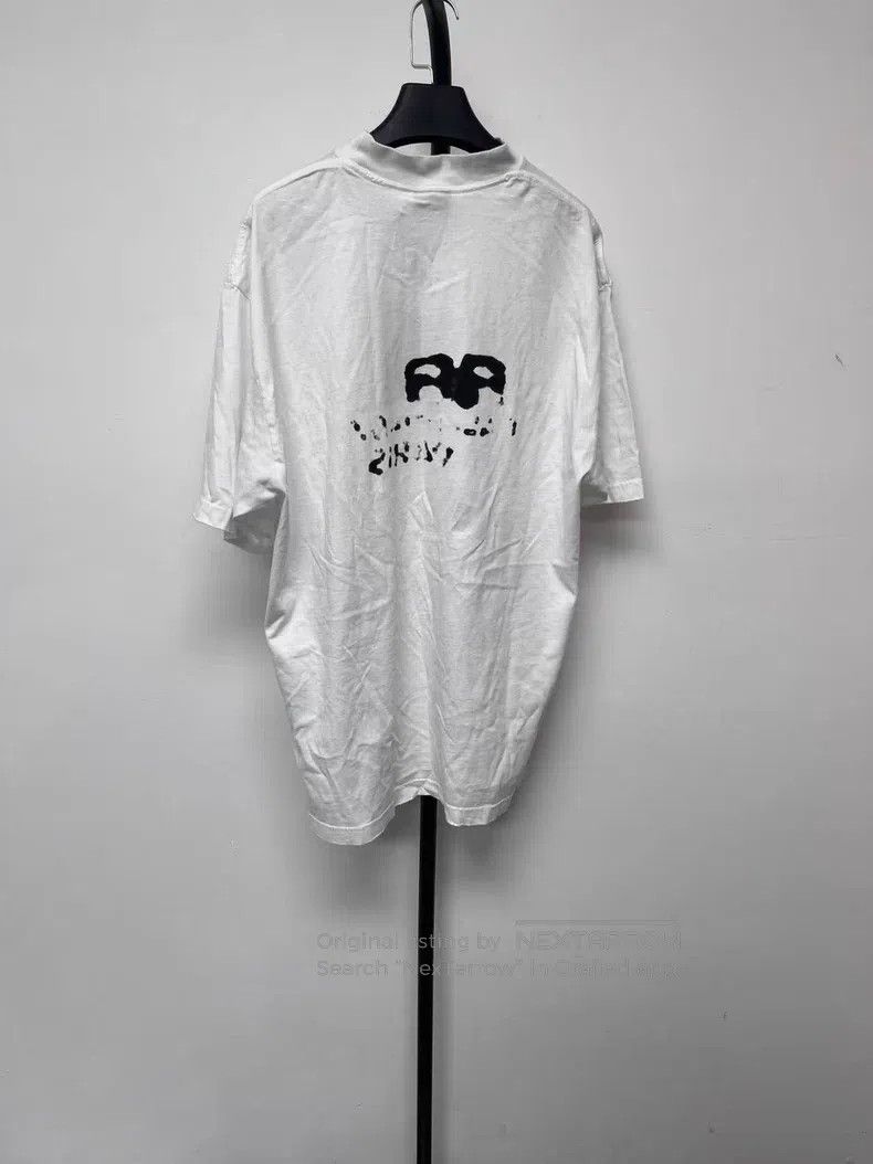 Balenciaga Balenciaga Letter Printed Round Neck Short Sleeve T-Shirt Size US S / EU 44-46 / 1 - 2 Thumbnail