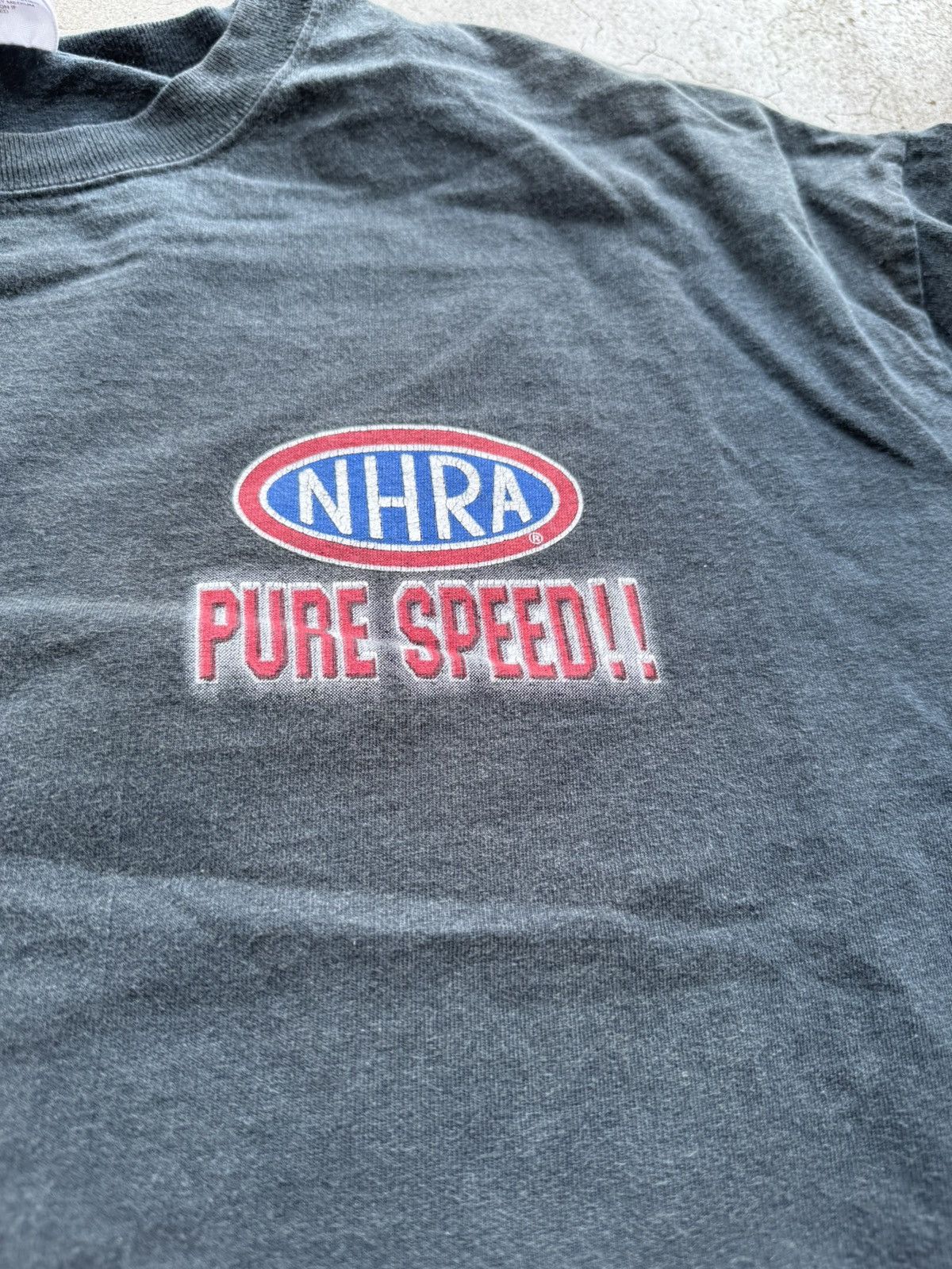 Other Vintage 2003 NHRA PURE SPEED Drag Strip T Shirt Size US XL / EU 56 / 4 - 4 Thumbnail