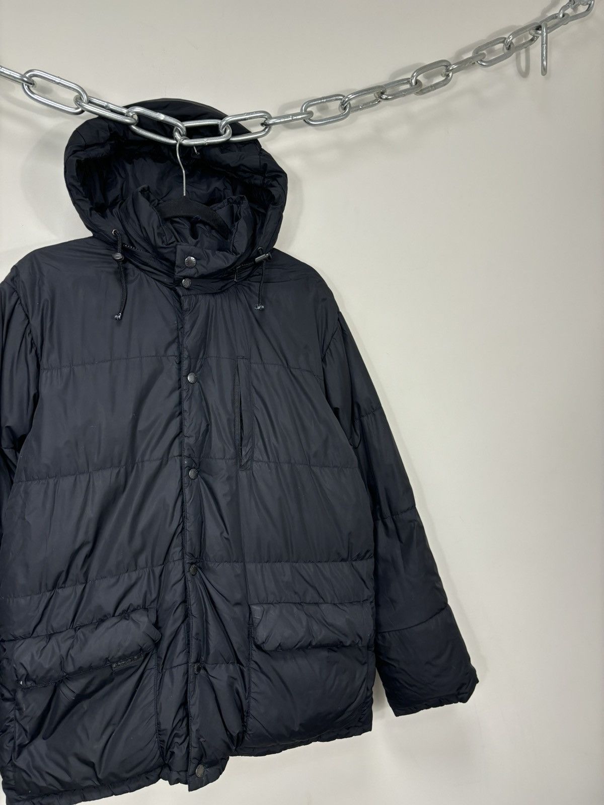 Aspesi Alberto Aspesi Men’s Black Luxury Hooded Puffer Down Jacket Size US S / EU 44-46 / 1 - 6 Thumbnail