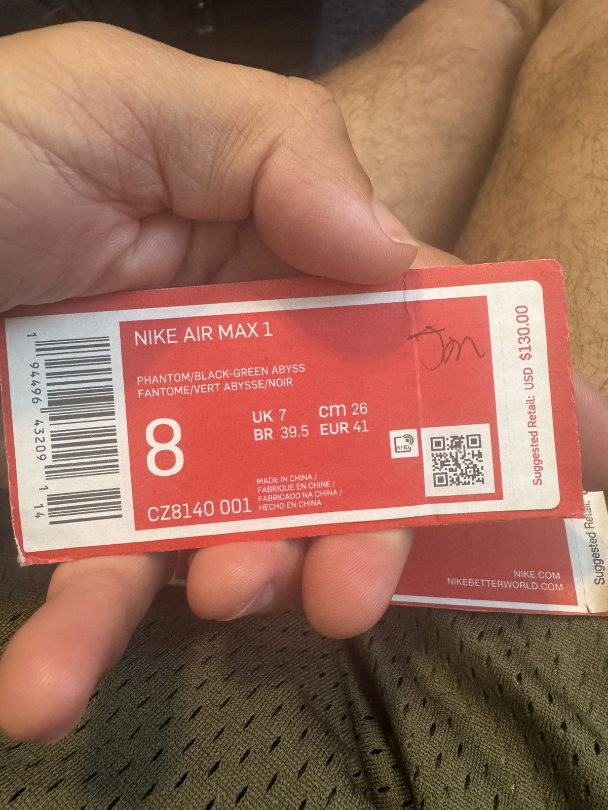 Nike NIKE AIR MAX 1 (No box) Size US 8 / EU 41 - 7 Thumbnail