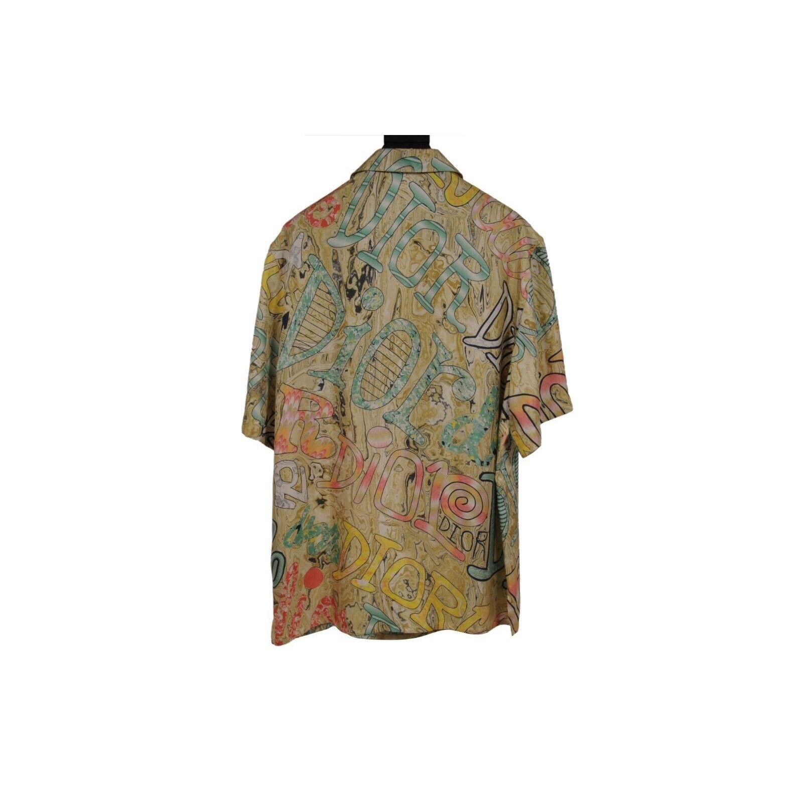 Dior 1 of 1 Logo Button Down Shirt IT 39 Silk Size US M / EU 48-50 / 2 - 3 Thumbnail