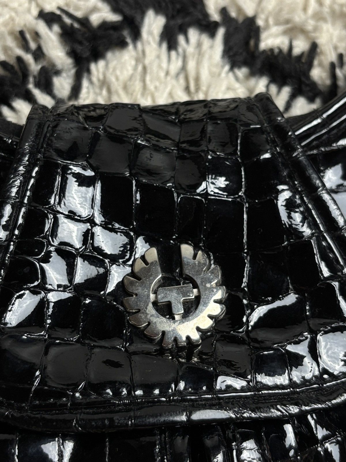 Belstaff Archive Belstaff Avant Garde Leather Biker Hand Bag Y2K Rare Size ONE SIZE - 8 Thumbnail