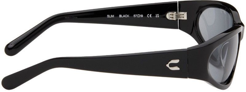 CHIMI CHIMI - Black Slim Sunglasses - Lab 23 Size ONE SIZE - 5 Thumbnail