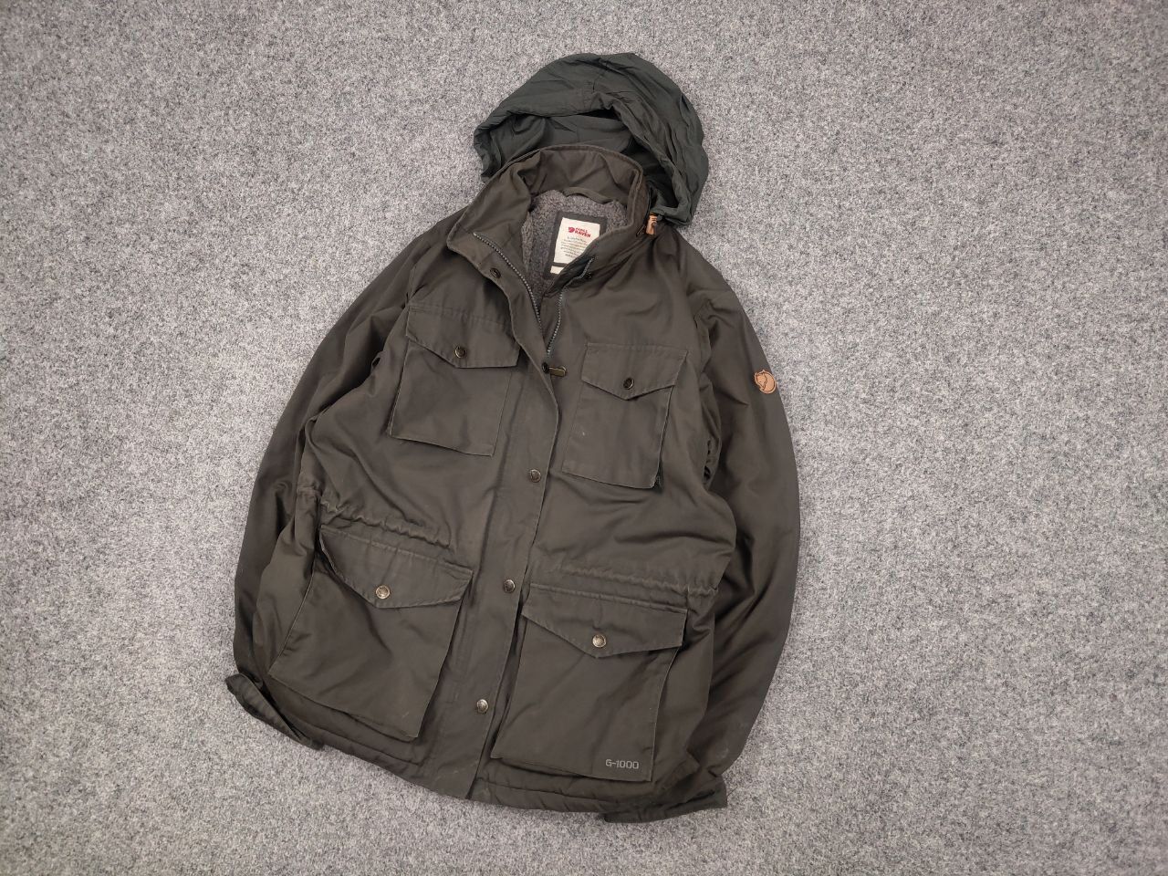 Fjallraven Fjallraven insulated winter G1000 Olive Pocket hoodie Jacket Size M / US 6-8 / IT 42-44 - 3 Thumbnail
