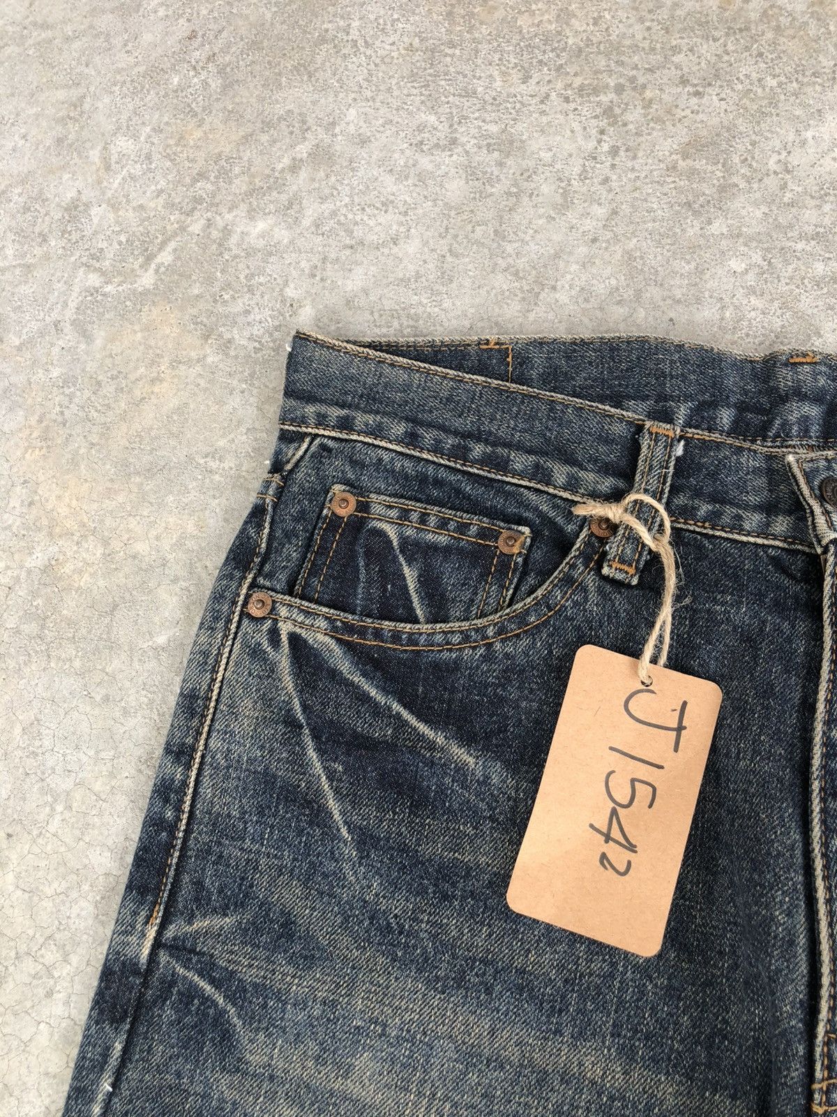 If Six Was Nine Bobson Flared Jeans Mudwash Distressed Jeans Size US 30 / EU 46 - 14 Thumbnail