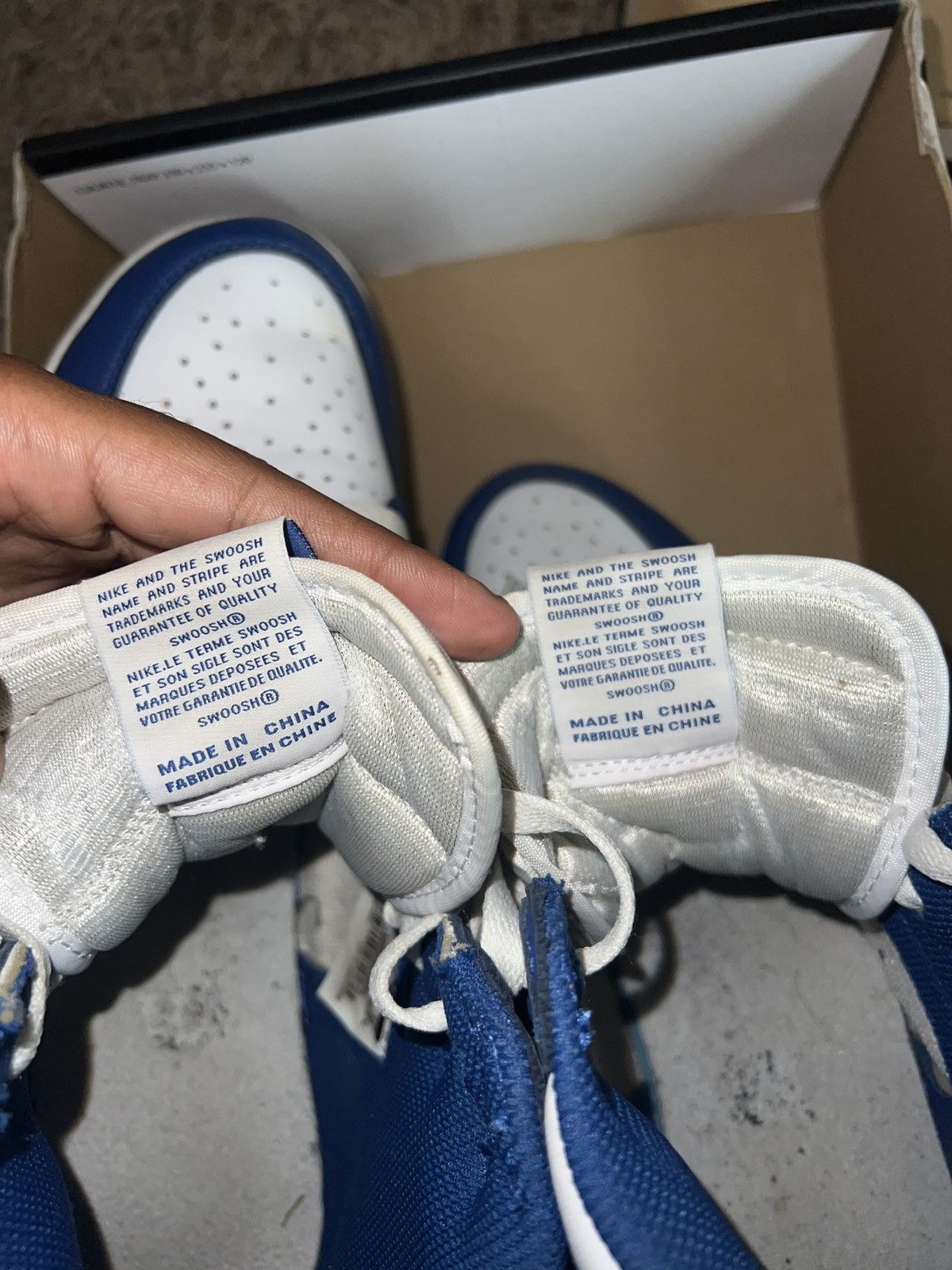 Jordan Brand × Nike Jordan 1 High Storm Blur Size US 12 / EU 45 - 10 Thumbnail
