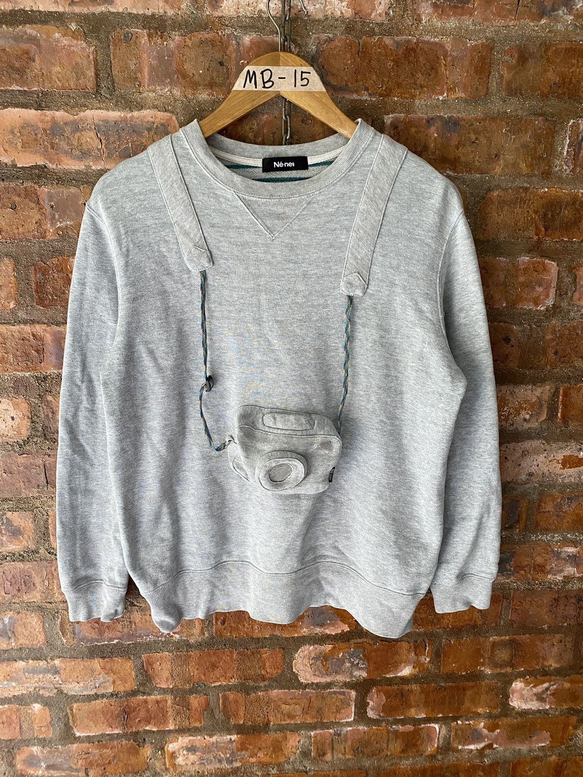 Ne-Net 2000s Ne-Net 3D camera sweatshirt Size M / US 6-8 / IT 42-44 - 2 Thumbnail
