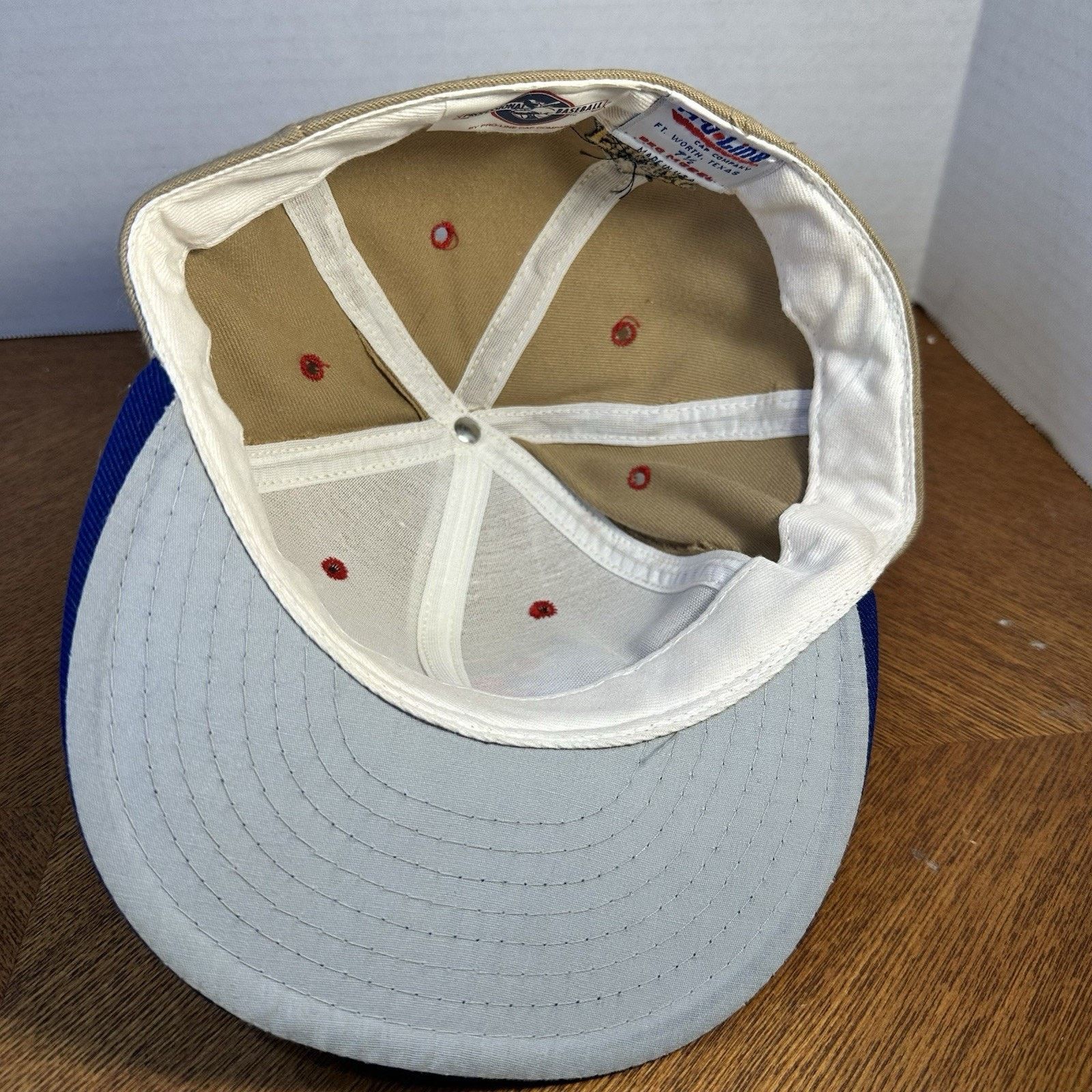 Pro Line VTG 90's Buffalo Bisons Pirates ProLine Fitted Hat 7 1/2 New Size ONE SIZE - 5 Thumbnail