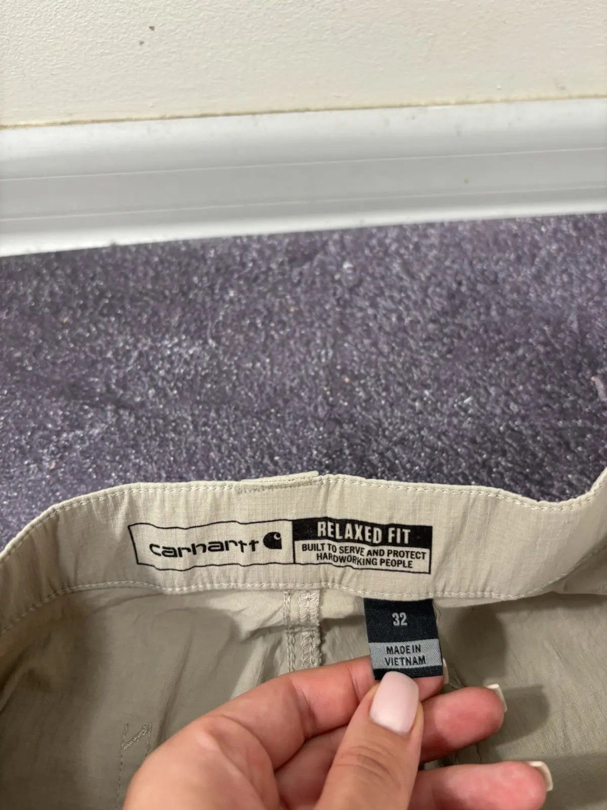 Carhartt × Vintage Vintage Carhartt Y2K Relaxed Fit USA Work Carpenter Shorts Size US 32 / EU 48 - 9 Thumbnail