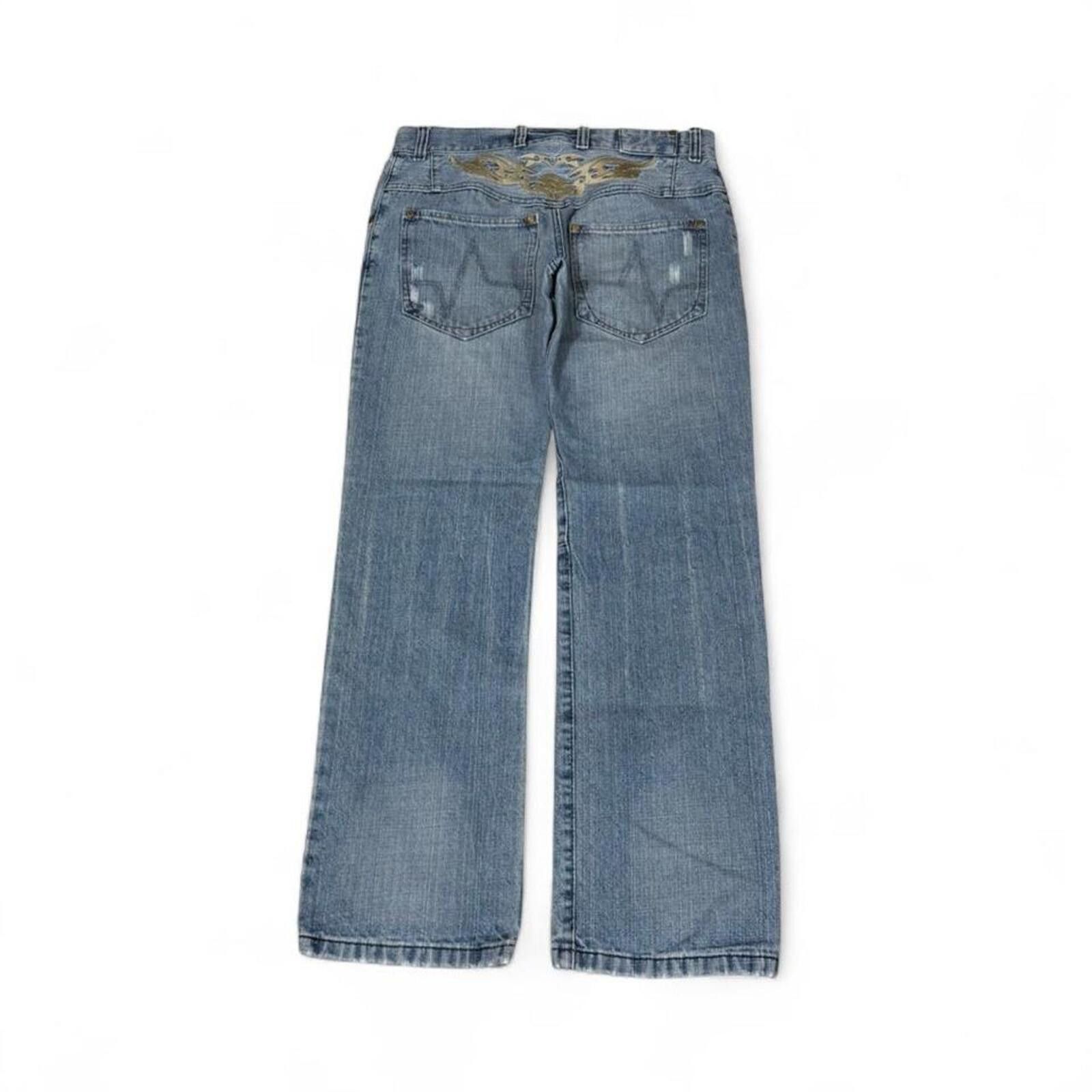 Other T-TRAXX denim jeans straight fit embroidery on back Size US 32 / EU 48 - 1 Thumbnail