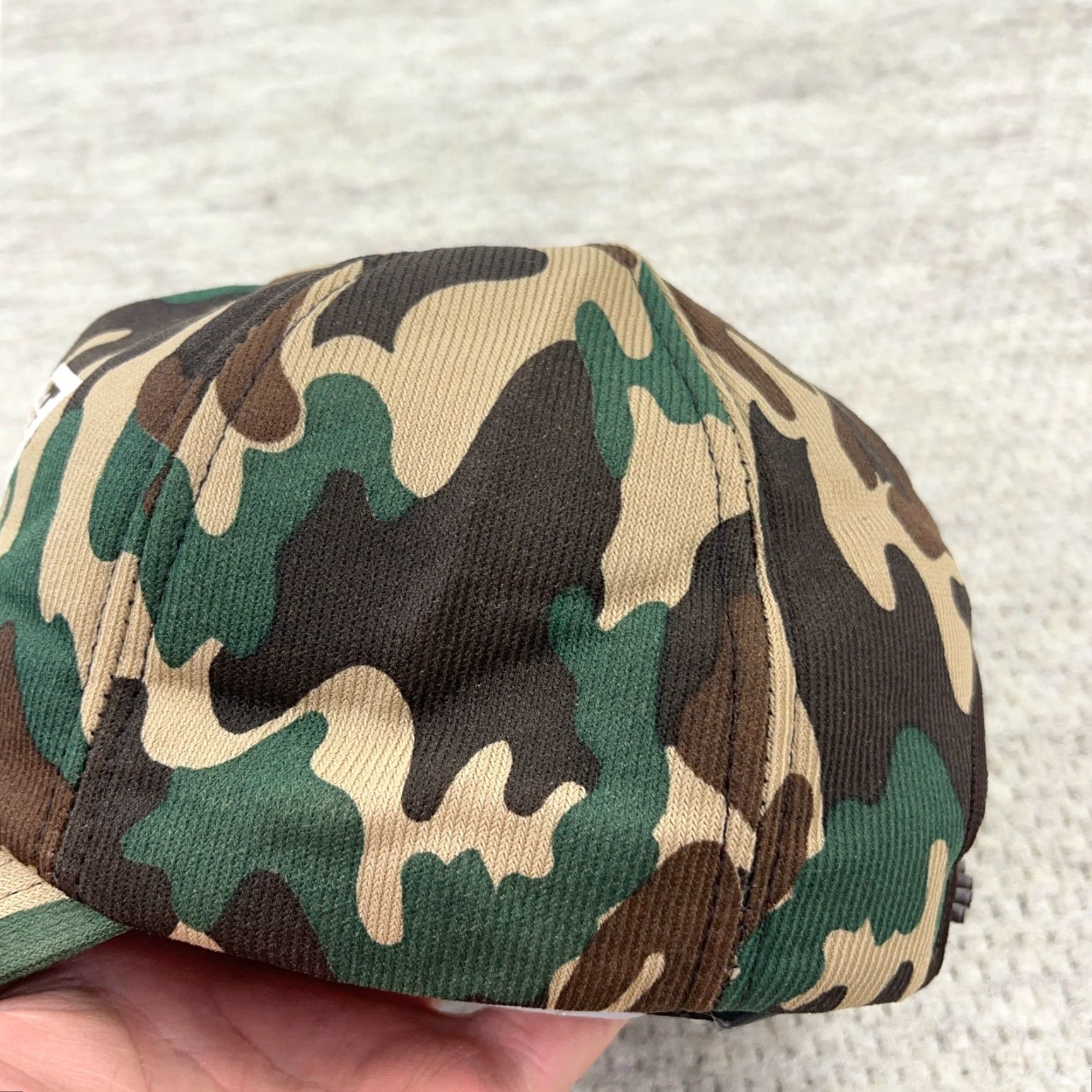 Vintage VINTAGE Camo Trucker Hat Cap SnapBack Made In USA 80s 90s Northern Engraving Size ONE SIZE - 5 Thumbnail