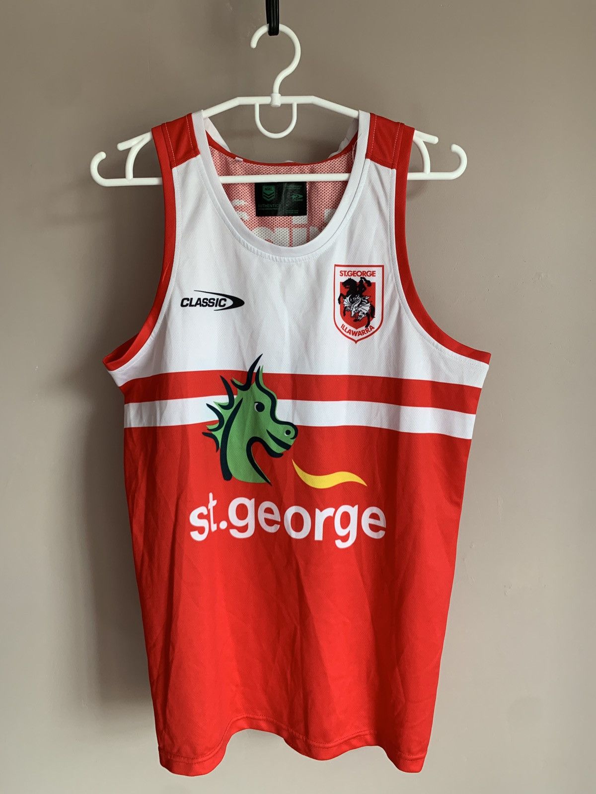 Other St George Illawarra Dragons Rugby Vest Shirt NRL Classic M Size US M / EU 48-50 / 2 - 1 Thumbnail