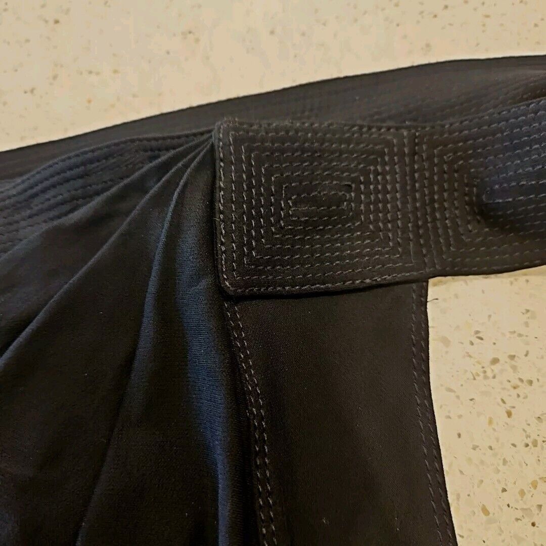 Donna Karan Donna Karan Collection Jersey Wrap Skirt Womens Petite P Bla Size 26" / US 2 / IT 38 - 5 Thumbnail