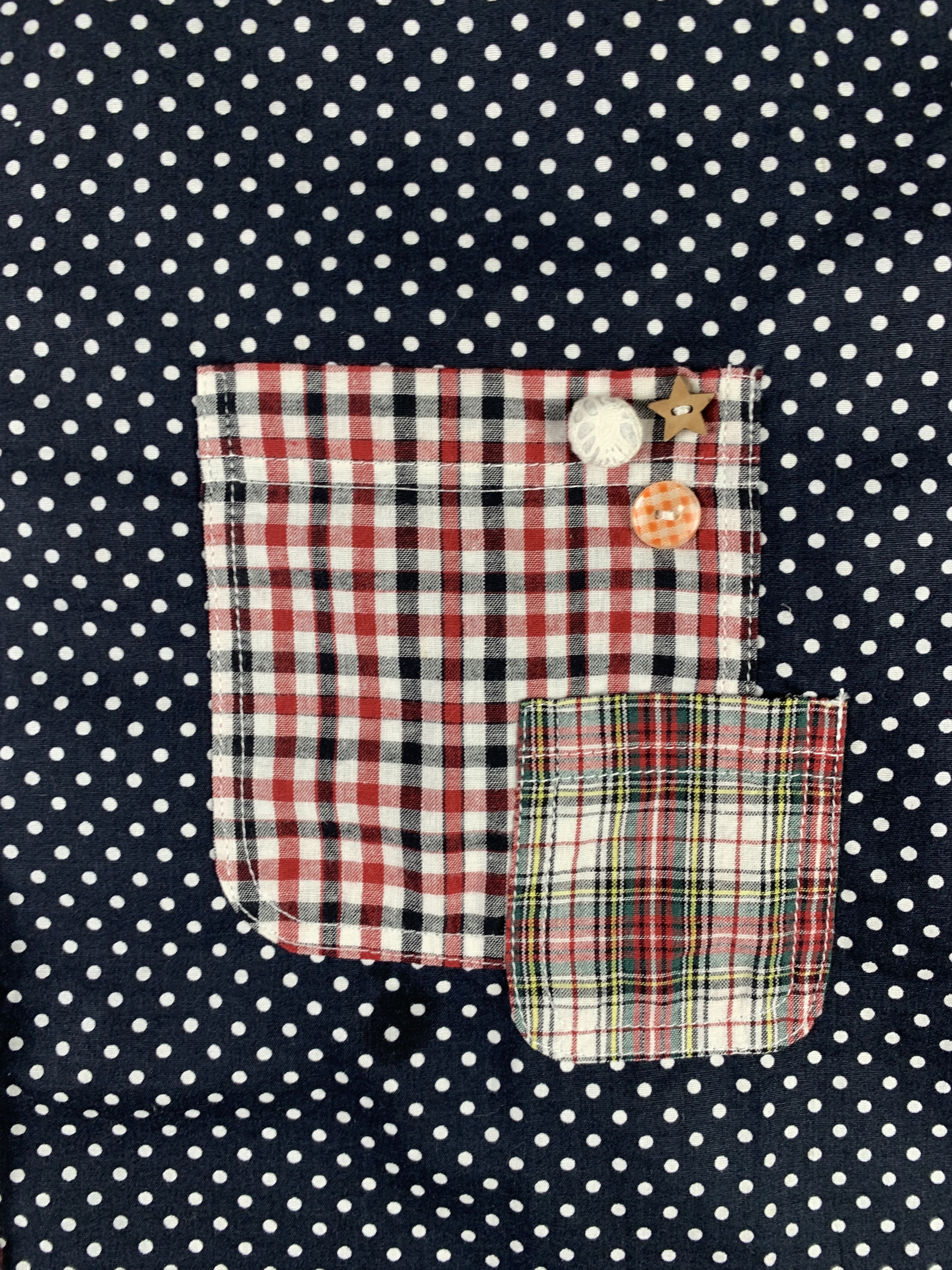 Japanese Brand Coeur Hand Rose Cute Buttons Shirt (XL) Size XL / US 12-14 / IT 48-50 - 6 Thumbnail