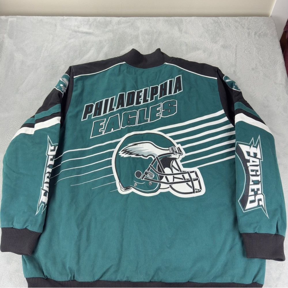 G-III Philadelphia Eagles NWT Men's Size 4XL Varsity Jacket Embro Size US XXL / EU 58 / 5 - 5 Thumbnail