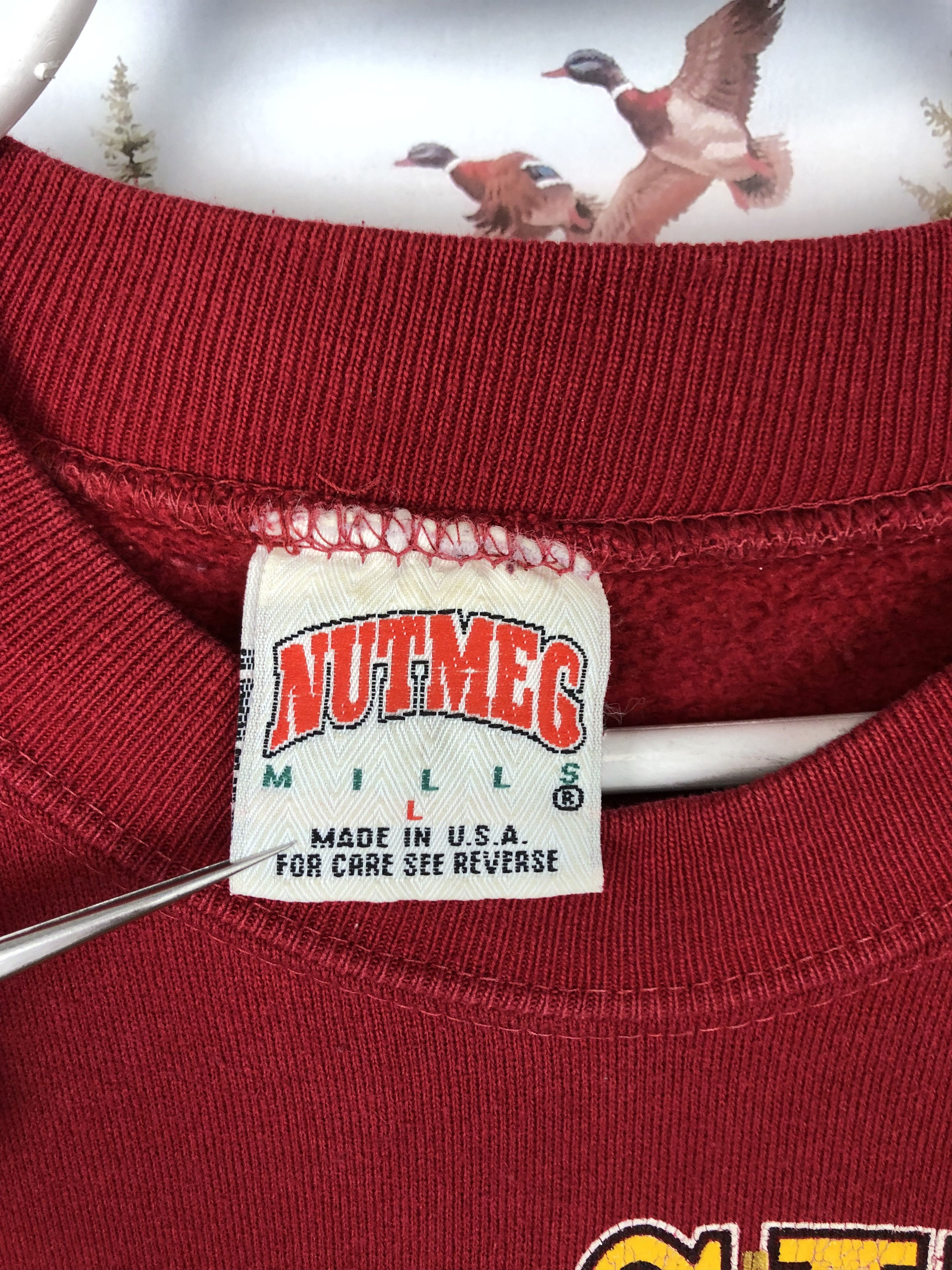 Vintage Vintage 90's NFL Washington Redskins Nutmeg Sweatshirt Mens Size US L / EU 52-54 / 3 - 7 Thumbnail