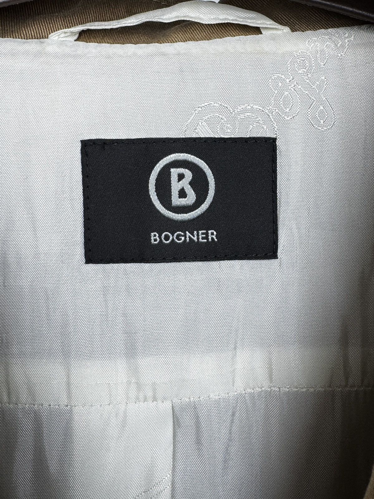 Bogner Bogner beige cotton elbow patches womens blazer basic jacket Size L / US 10 / IT 46 - 10 Thumbnail
