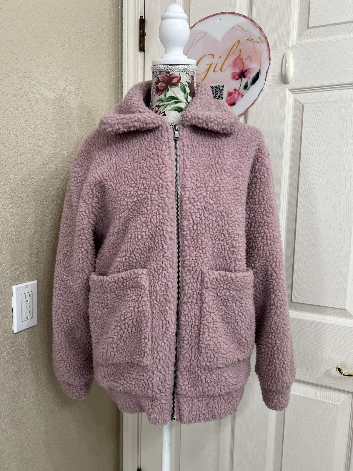 Anthropologie Anthropologie Elodie Teddy Zip-Up Jacket size XS Size XS / US 0-2 / IT 36-38 - 1 Thumbnail