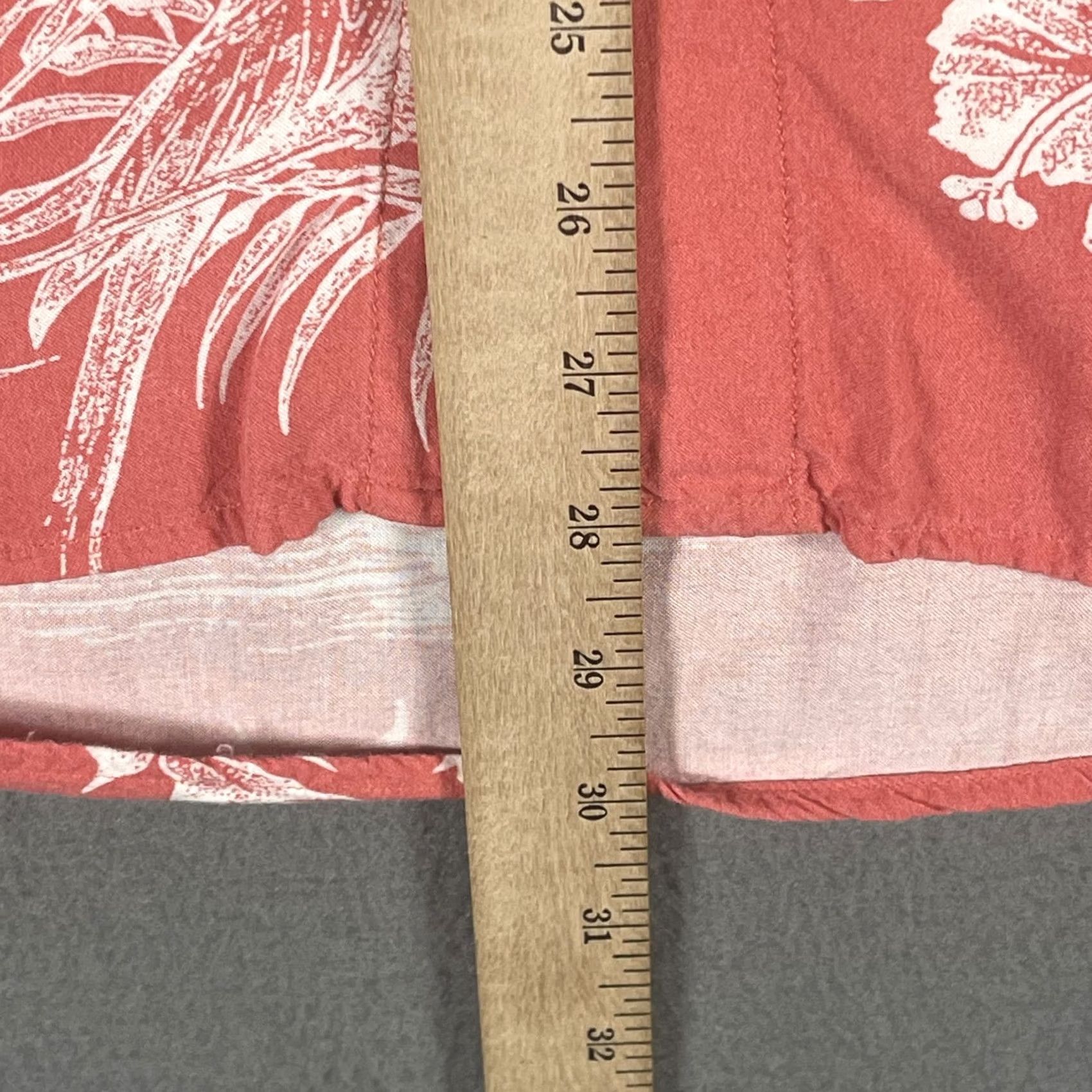 Billabong VINTAGE Billabong Shirt Mens Large Salmon White Hawaiian Aloha Rayon Parrot Palm Floral Size US L / EU 52-54 / 3 - 8 Thumbnail