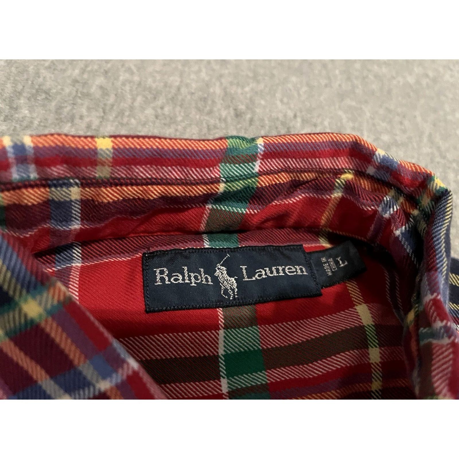 Polo Ralph Lauren Polo Ralph Lauren Long Sleeve Button-Up Shirt Plaid Red Mens Large Size US L / EU 52-54 / 3 - 2 Thumbnail