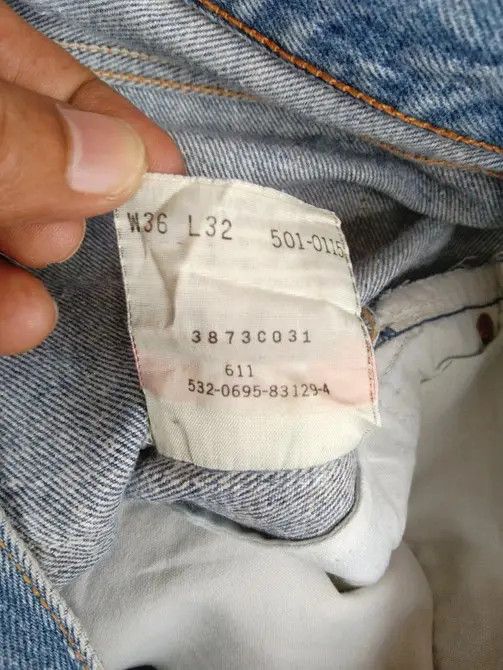 Levi's 90s Vintage Levi's 501 Made In USA Dirty Distressed Jeans Size US 34 / EU 50 - 12 Thumbnail