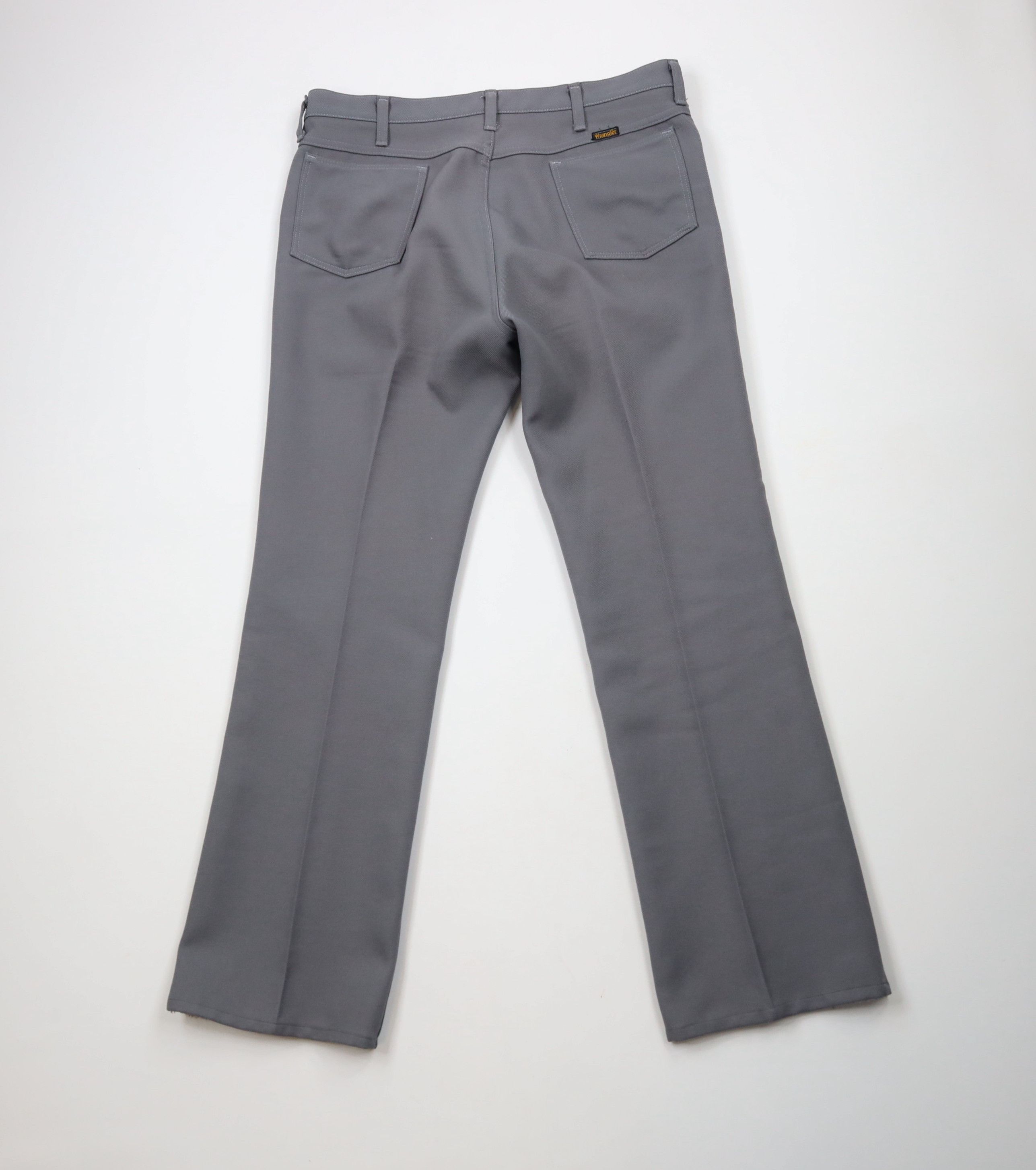 Vintage × Wrangler Vintage 90s Wrangler Flared Wide Leg Western Chino Pants USA Size US 38 / EU 54 - 11 Thumbnail