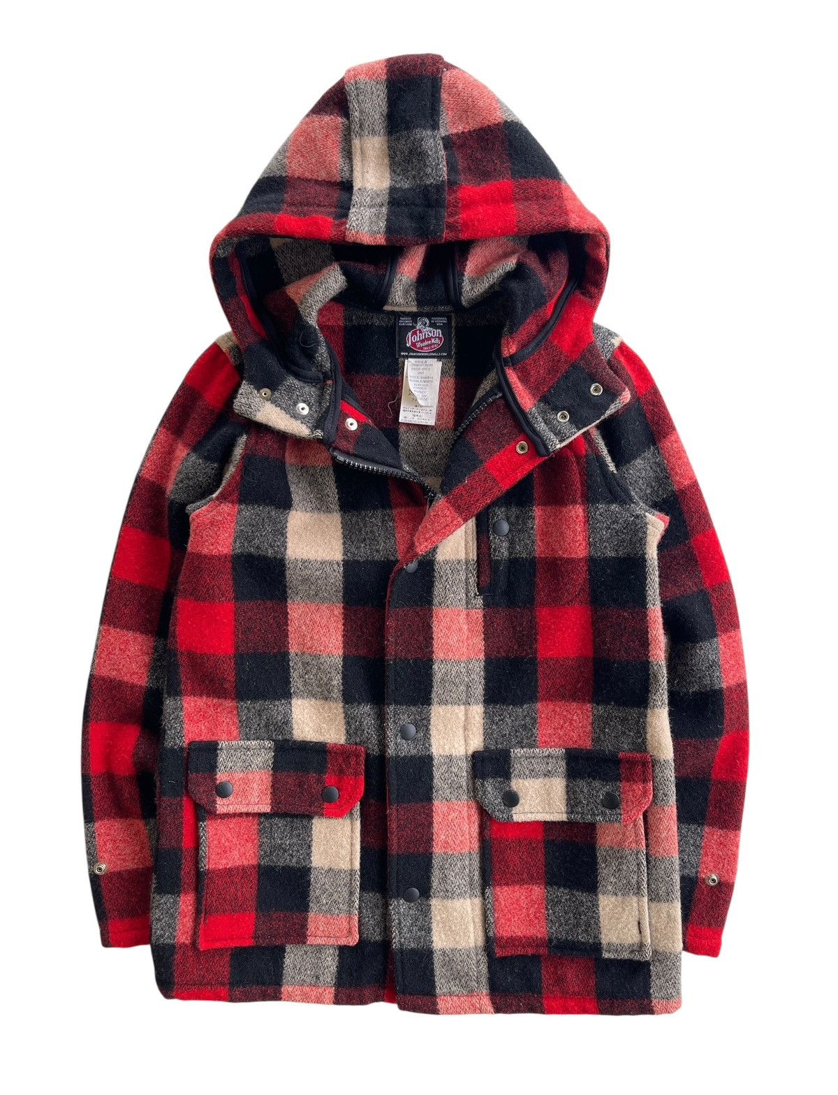 Johnson Woolen Mills Vintage Wool Hunting Coat WHHP14 Size M / US 6-8 / IT 42-44 - 1 Thumbnail