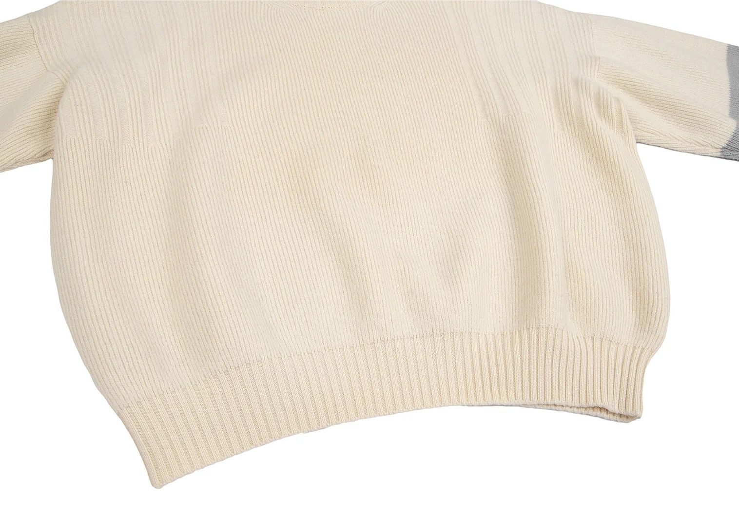 Yohji Yamamoto Yohji Yamamoto Bi-Color Crew Neck Sweater Size US M / EU 48-50 / 2 - 6 Thumbnail