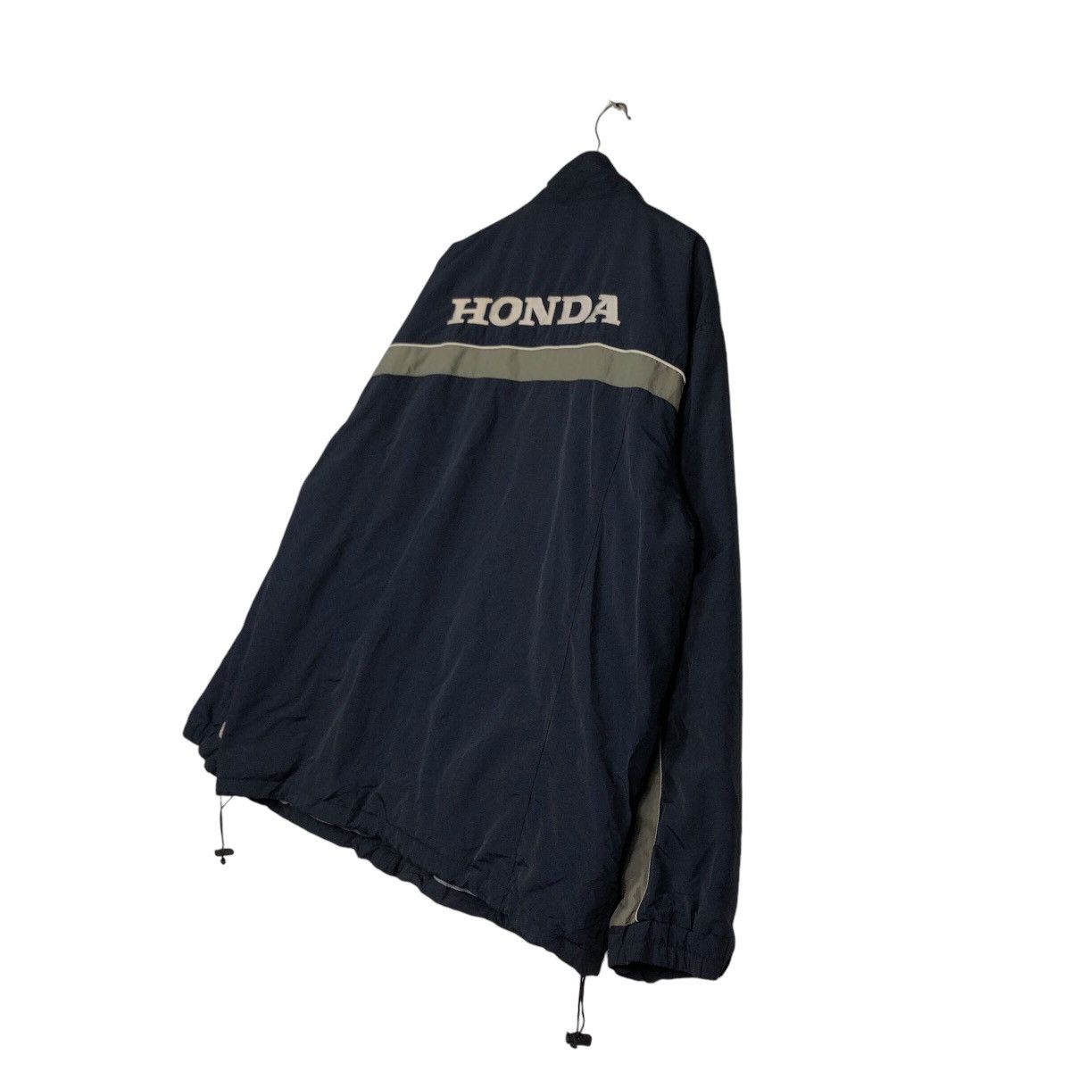 Honda 📌Vintage Biker Racing Bomber Jacket Honda Big Logo Size US L / EU 52-54 / 3 - 11 Thumbnail