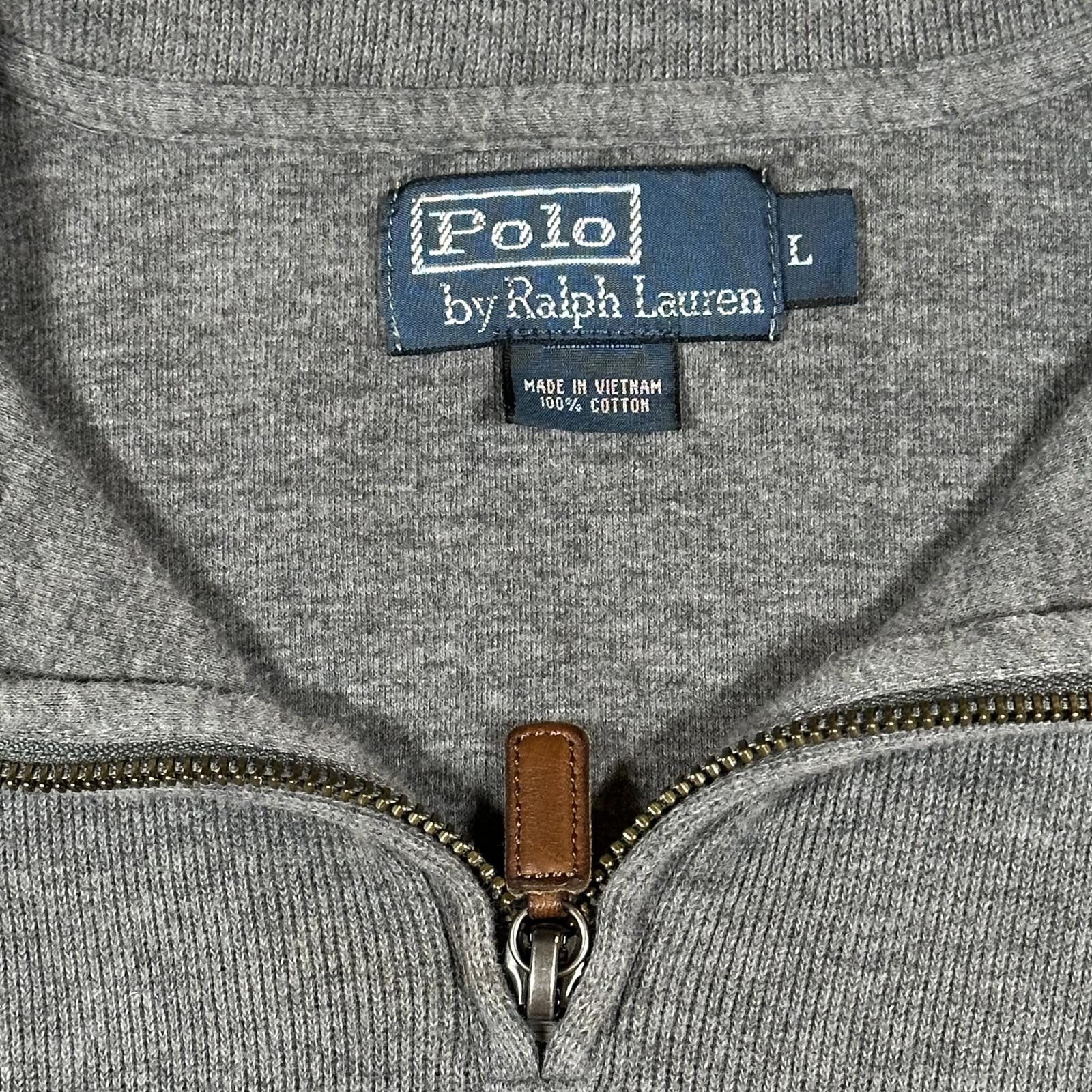 Other Polo by Ralph Lauren Men's Quarter Zip Sweater Large Gray Size US L / EU 52-54 / 3 - 3 Thumbnail