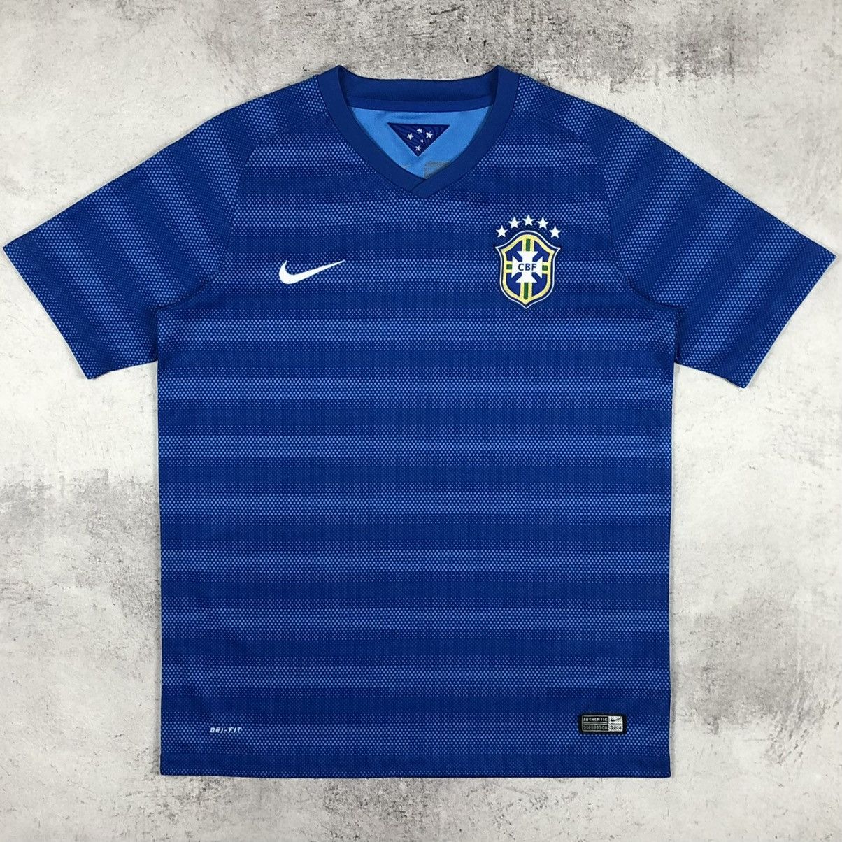Nike Brazil CBF 2014-2015 Nike Away Soccer Jersey youth XL Size US S / EU 44-46 / 1 - 1 Thumbnail