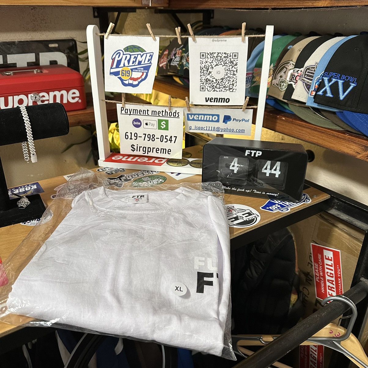 Fuck The Population Ftp 14 anniversary white tee xl Size US XL / EU 56 / 4 - 1 Thumbnail