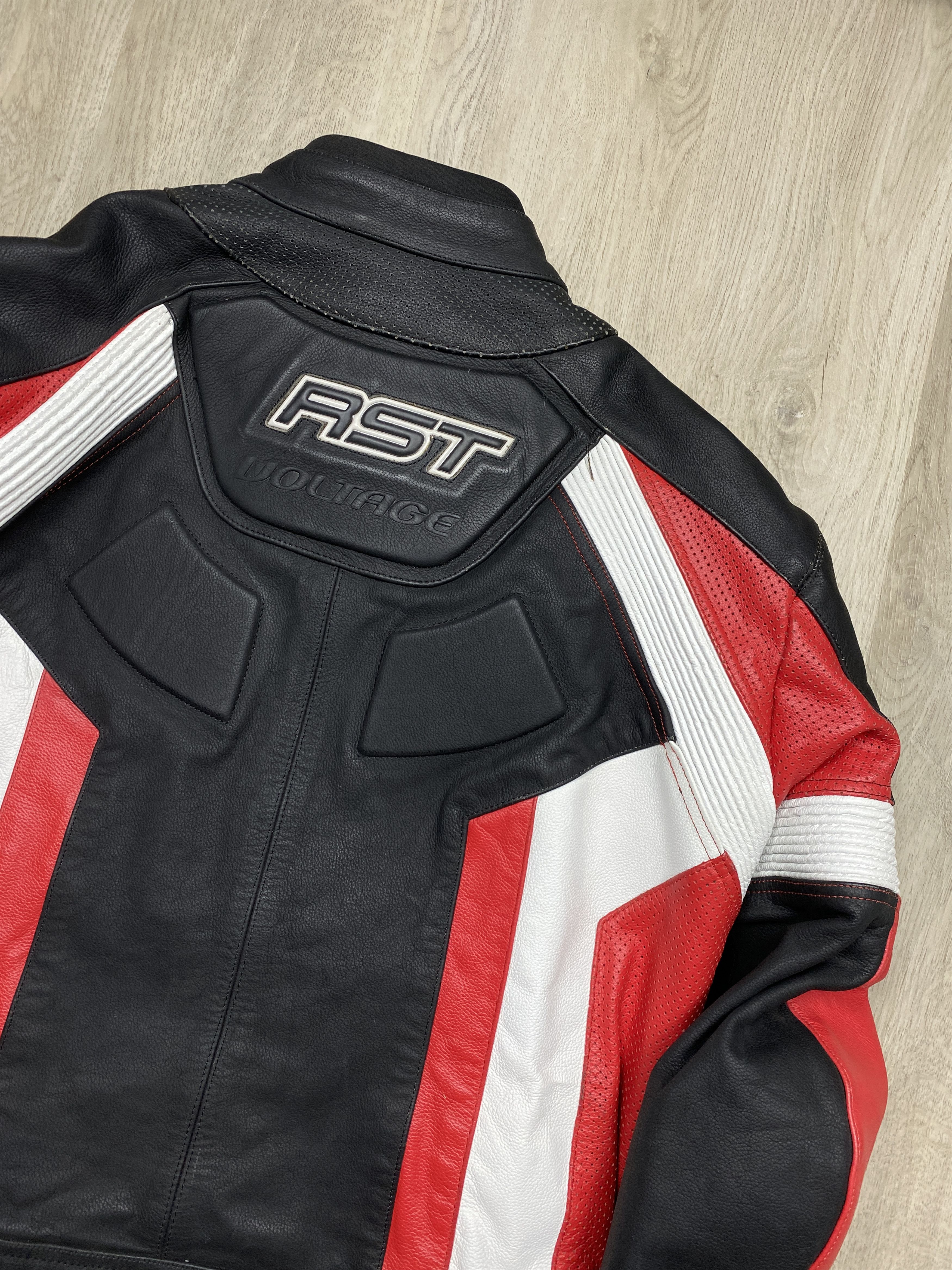 Genuine Leather RST Moto Leather Jacket + Pants Racing Suit Overall Size US M / EU 48-50 / 2 - 14 Thumbnail