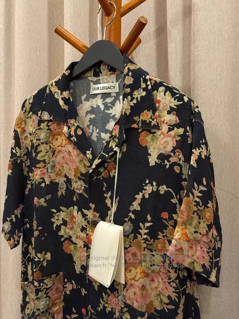 Our Legacy Our Legacy Floral Printed Shirt Size US S / EU 44-46 / 1 - 5 Thumbnail