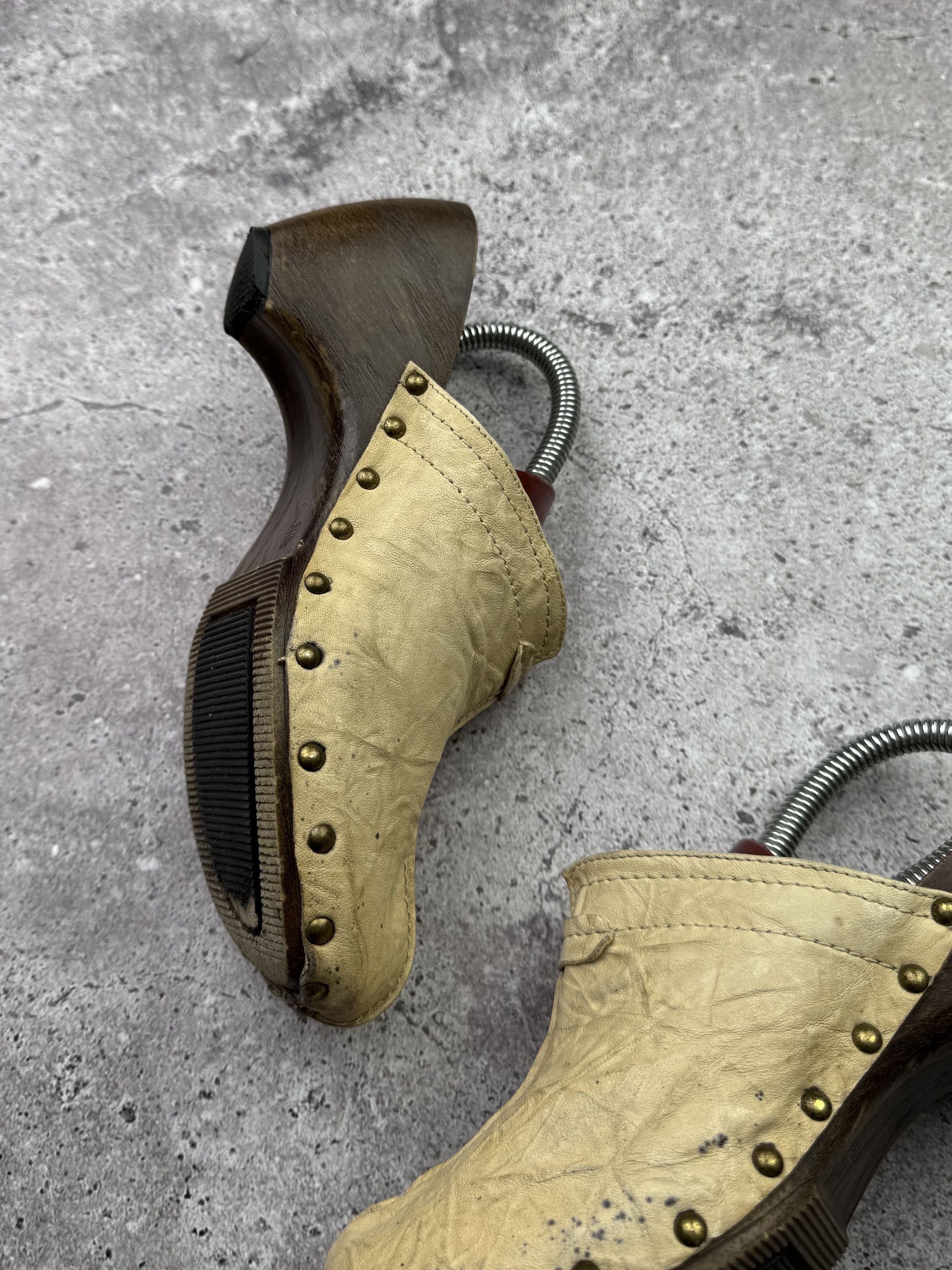 If Six Was Nine Vintage Leather Clog C622(V215) Size US 8 / IT 38 - 5 Thumbnail