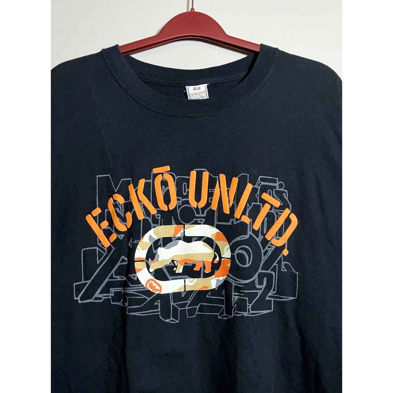 Ecko Unltd. Ecko Unltd. Rhino Shirt Mens 3XL Graphic Logo Classic Streetwear Tee Y2K Black Cotton Crew Neck Short Sleeve Tee Shirt Men Size US XXL / EU 58 / 5 - 4 Thumbnail