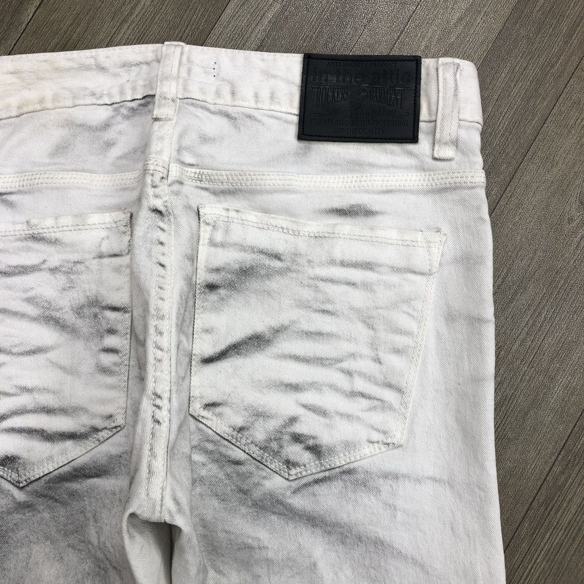 In The Attic In The Attic Wishkers Faded Punk Ifsix Lgb Style Jeans Size US 32 / EU 48 - 12 Thumbnail