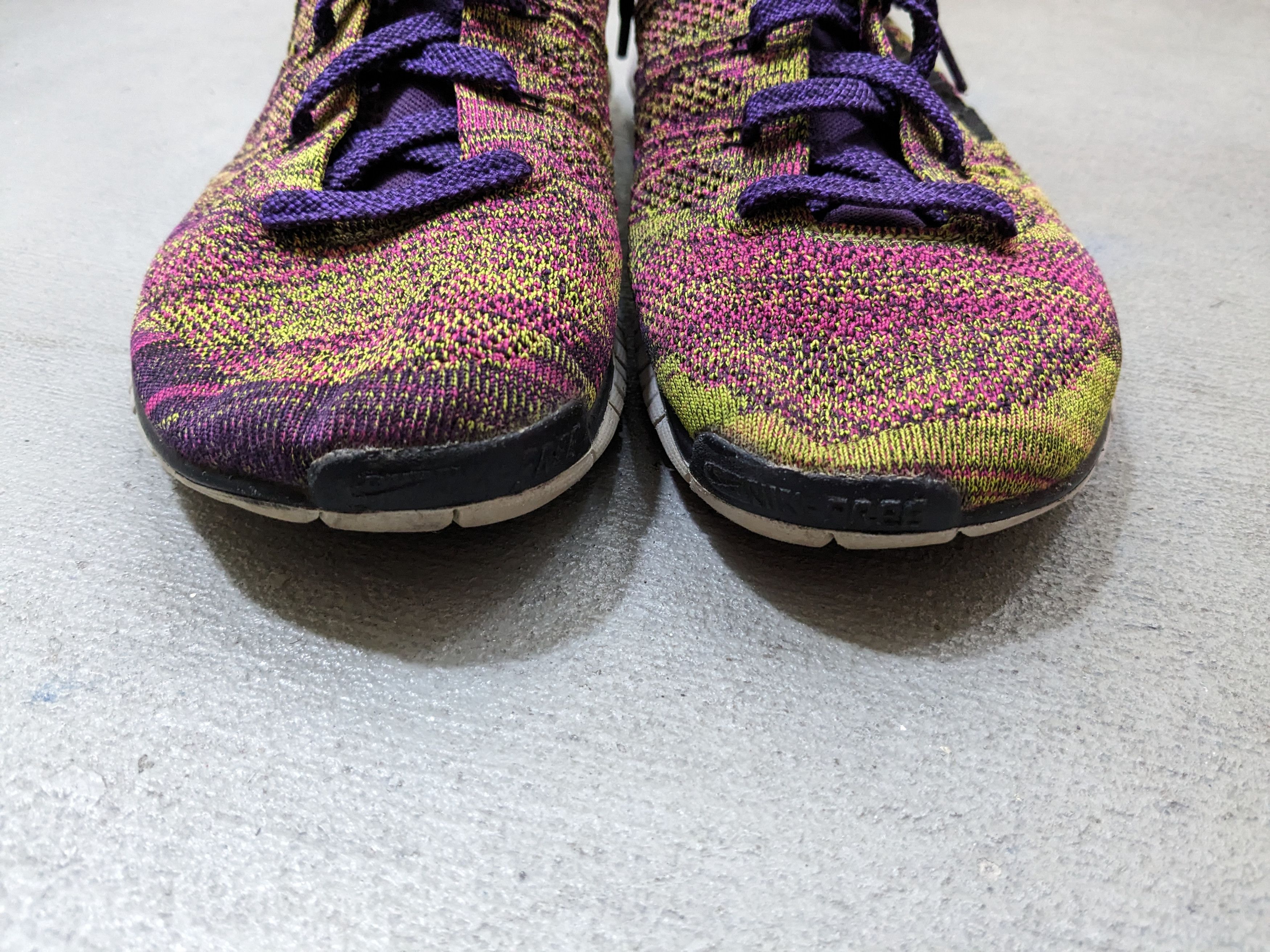 Nike Nike Free Flyknit Chukka 9.5 Purple Fireberry 639700-501 Size US 12 / EU 45 - 2 Thumbnail