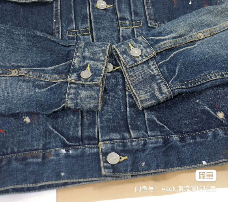 Visvim VisvimInk-splashing denim jacket 2504-Nextarrow Size US XL / EU 56 / 4 - 6 Thumbnail