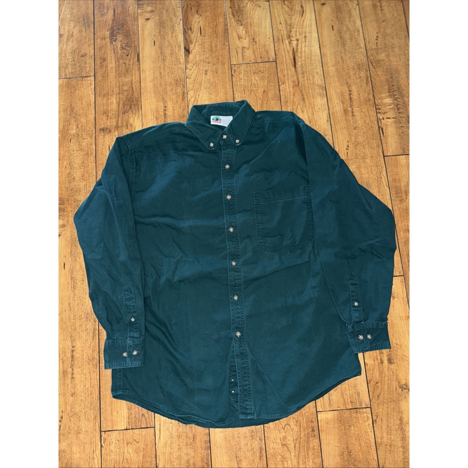 Carhartt × Vintage WEK Work Shirt Green Medium 23x29 Size US M / EU 48-50 / 2 - 1 Thumbnail