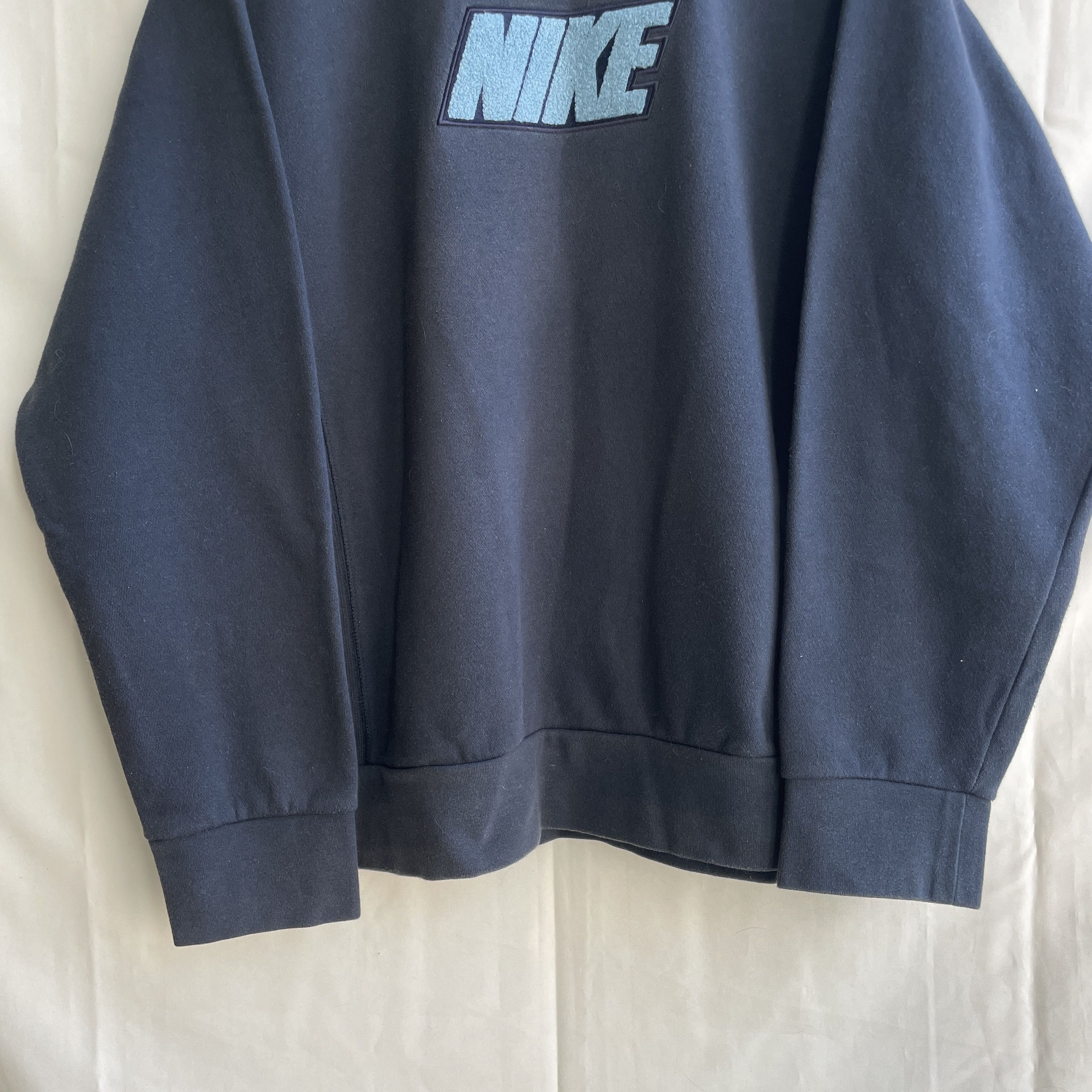 Nike Nike Vintage 00's Y2K Logo Spell Out Navy Sweatshirt Size L Size US L / EU 52-54 / 3 - 5 Thumbnail