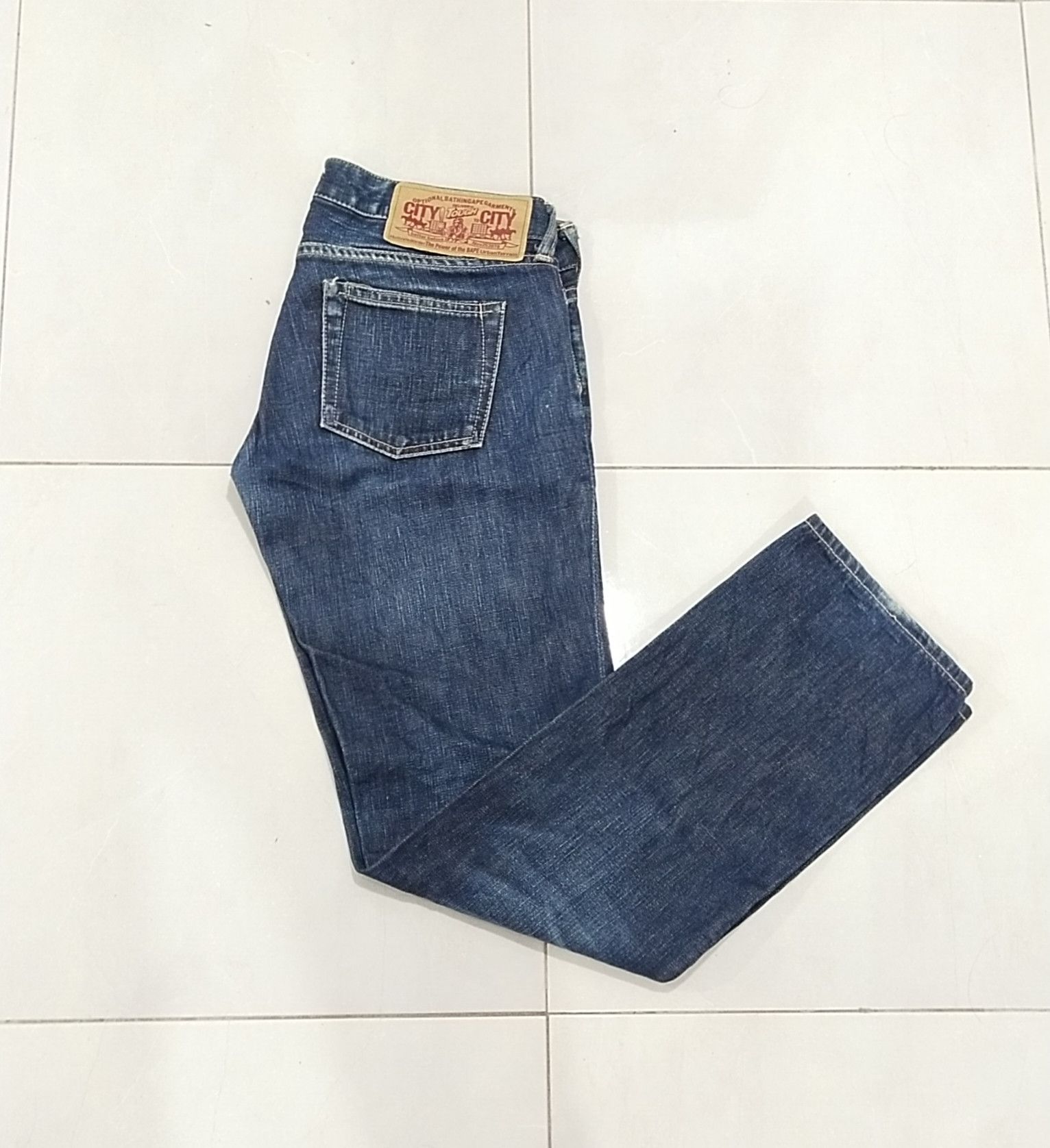 Bape Final💥 Drop Apee Denim💥 Size 32" / US 10 / IT 46 - 1 Thumbnail